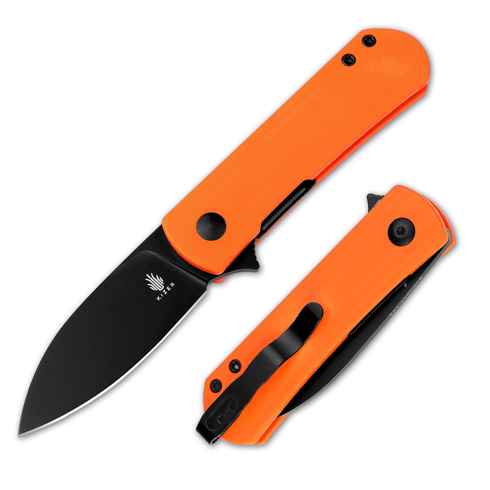 Yorkie | Nitro-V | Orange G10 - 2.58 " Black