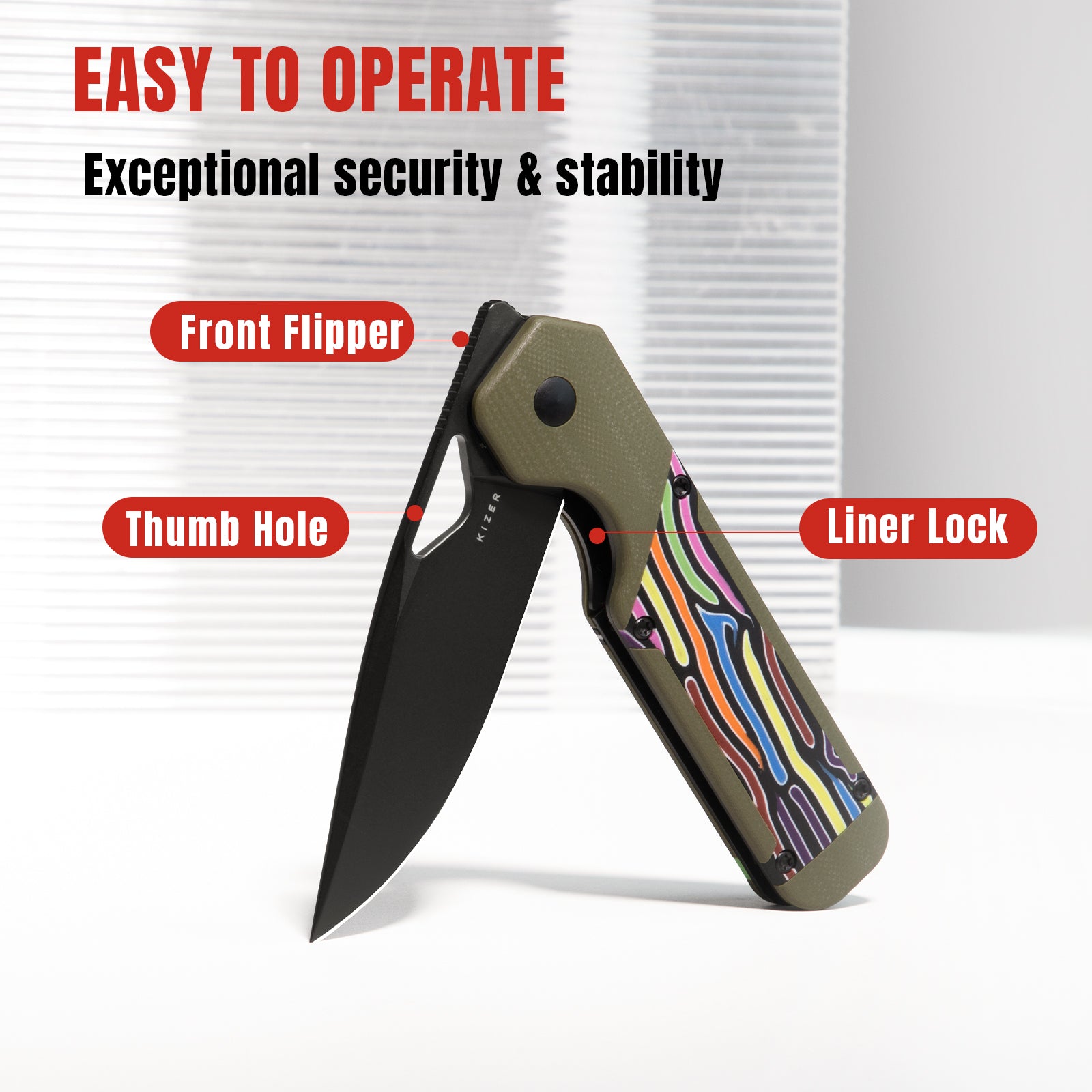 Militaw® | Nitro-V | Olive Green & Party Steamers G10 | KizerV™ 3634A3