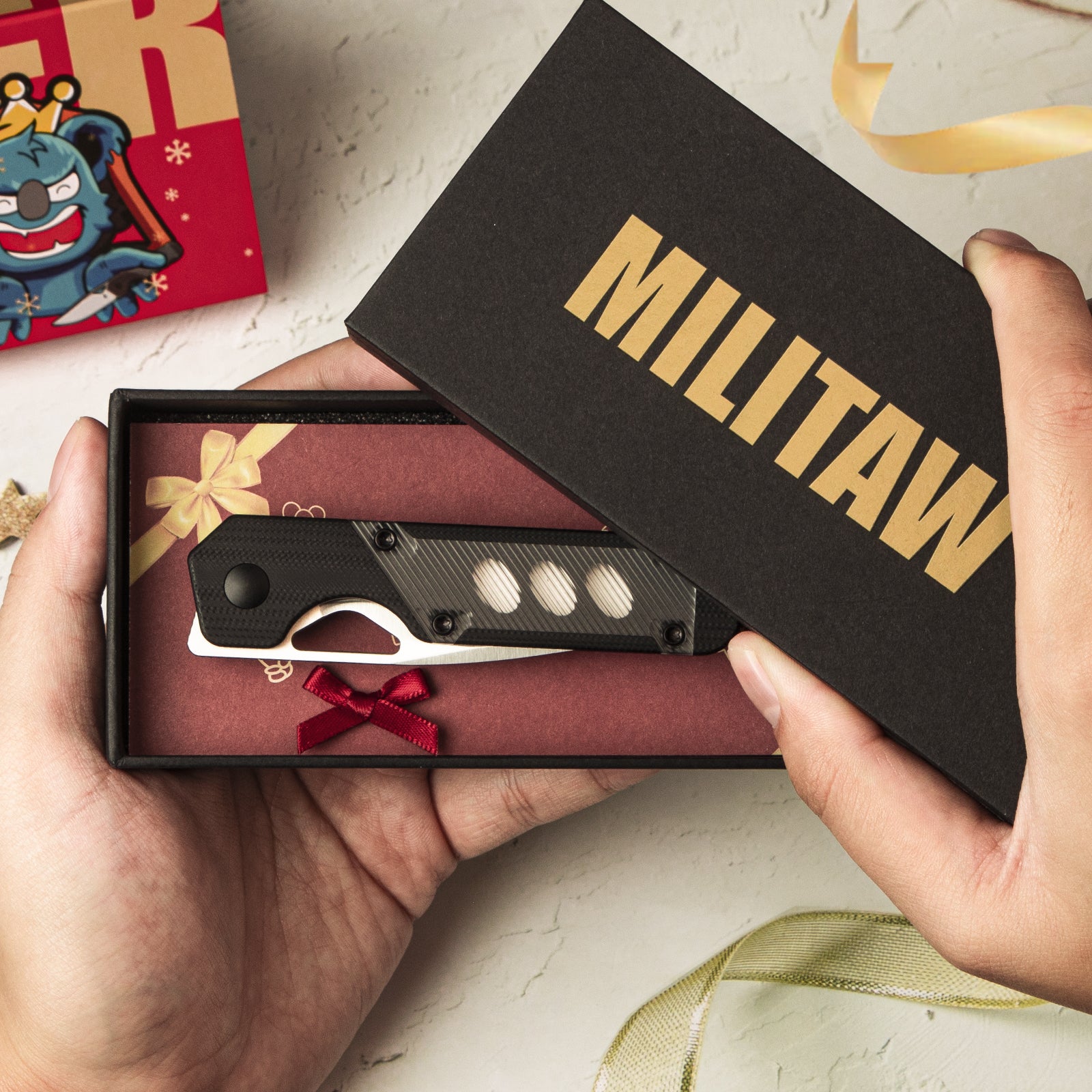 Mini Militaw® | Nitro-V | G10+Acrylic | KizerV™ 3634SA3