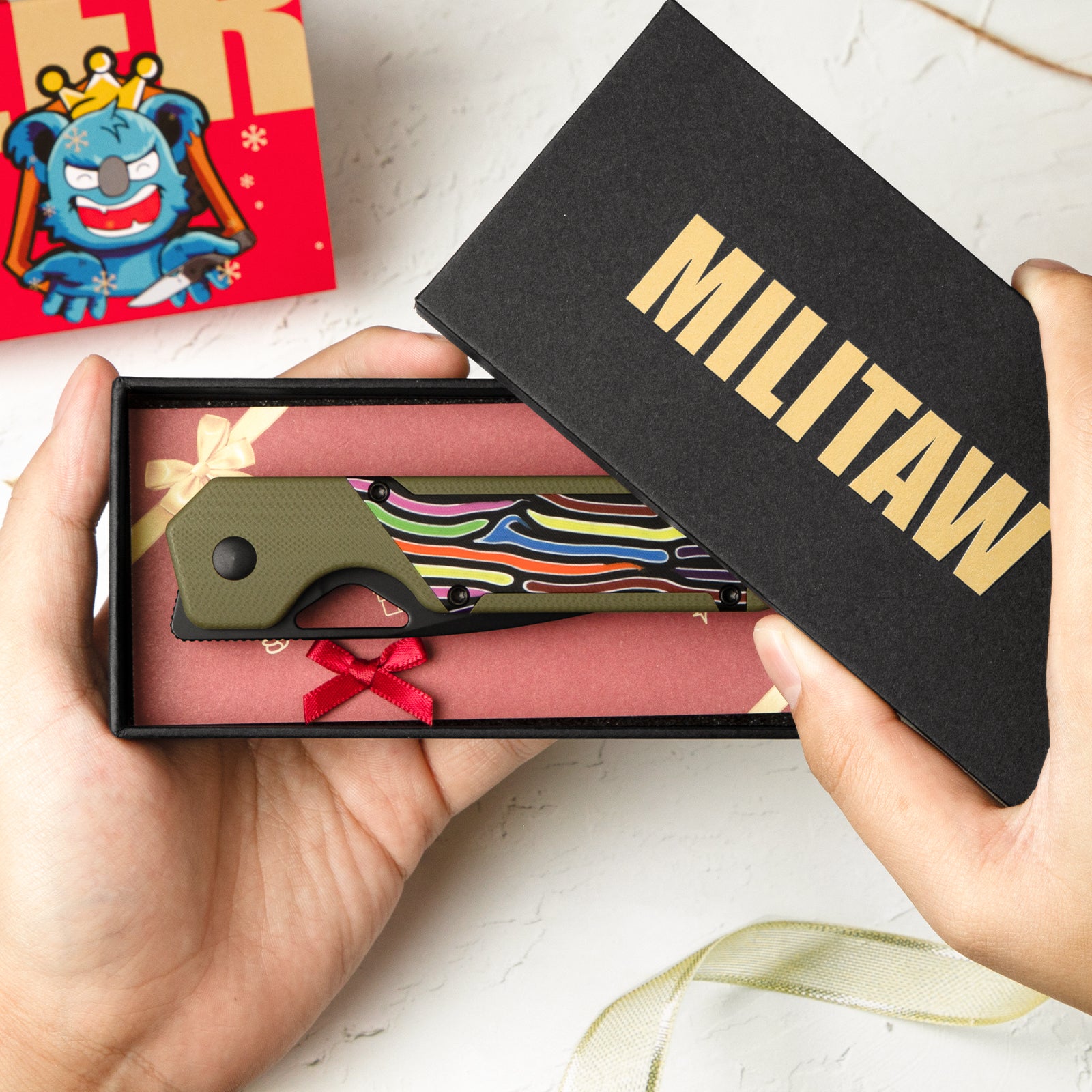 Militaw® | Nitro-V | Olive Green & Party Steamers G10 | KizerV™ 3634A3