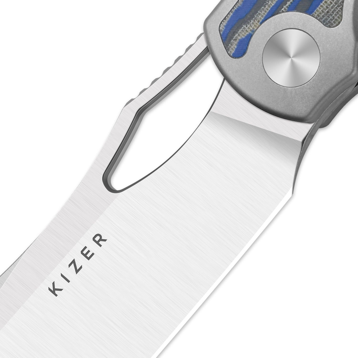 Allure | Balanced Form | S45VN | Micarta With Vortex Pattern | KizerB™ 4763LDA1