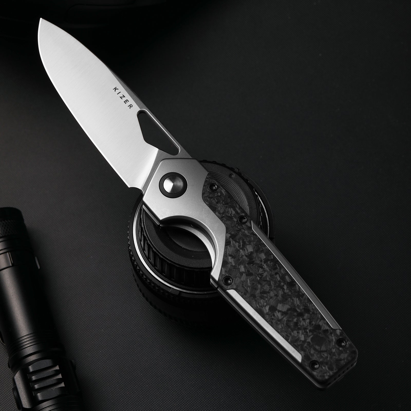 Serpentine | Jonathan Styles | Elmax with DLC | Thumb Hole & Front Flipper | Frame Lock | KizerB™ 3759FDA2