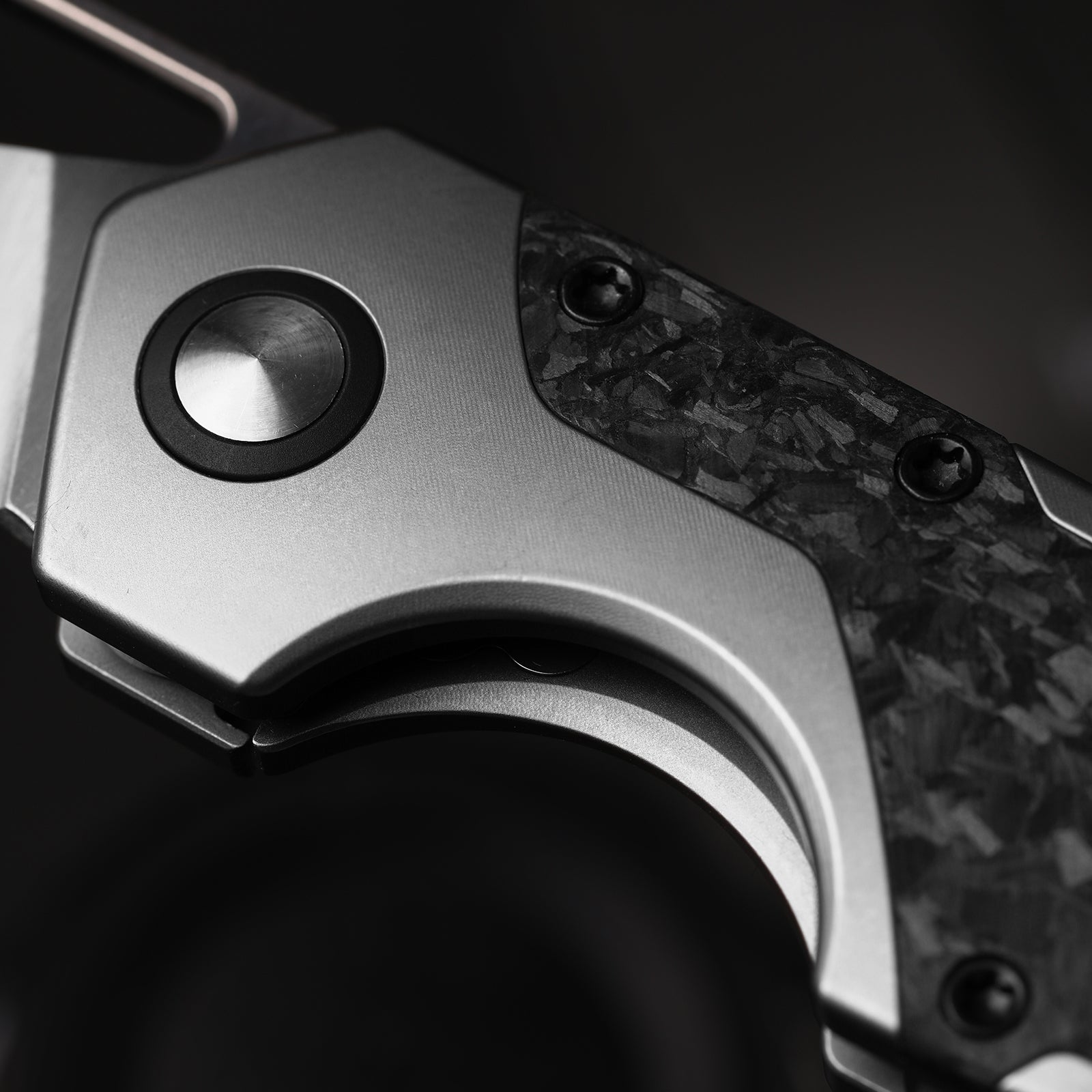 Serpentine | Jonathan Styles | M390 | Thumb Hole & Front Flipper | Frame Lock | KizerB™ 3759FDA3