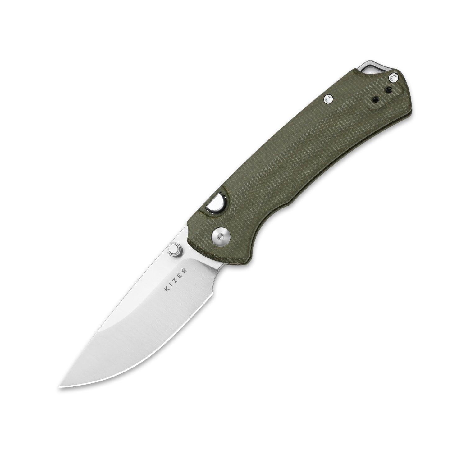 T1 BD | Button Liner Lock™ | Nitro-V | Micarta | KizerV™ 3490.2BA1