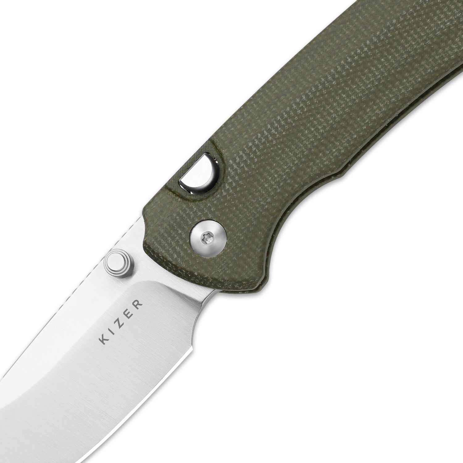 T1 BD | Button Liner Lock™ | Nitro-V | Micarta | KizerV™ 3490.2BA1