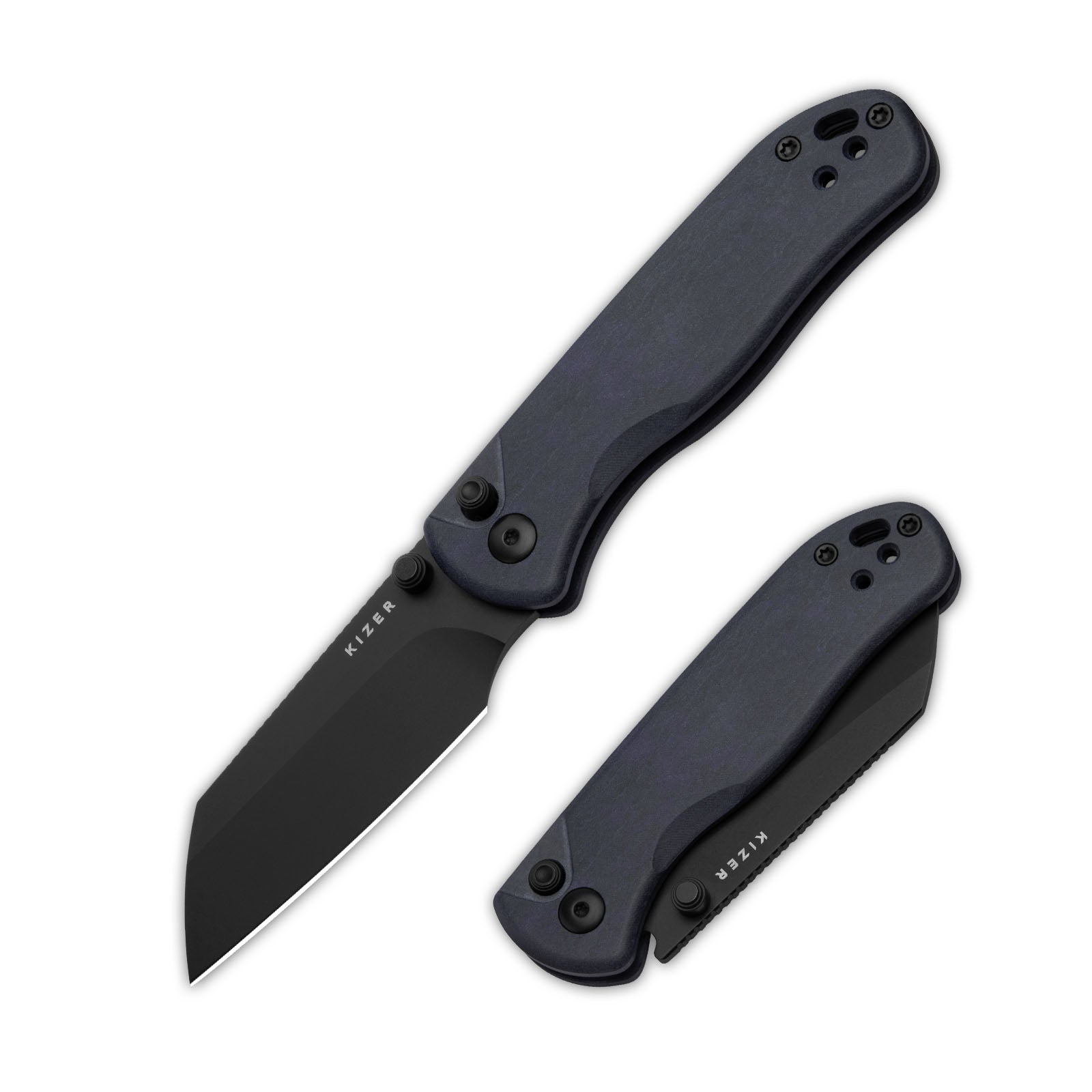 Drop Bear® 2 | Kizer Button Liner Lock™ | Nitro-V | Richlite | Matte DLC Coating | KizerV™ 3619.2CS1