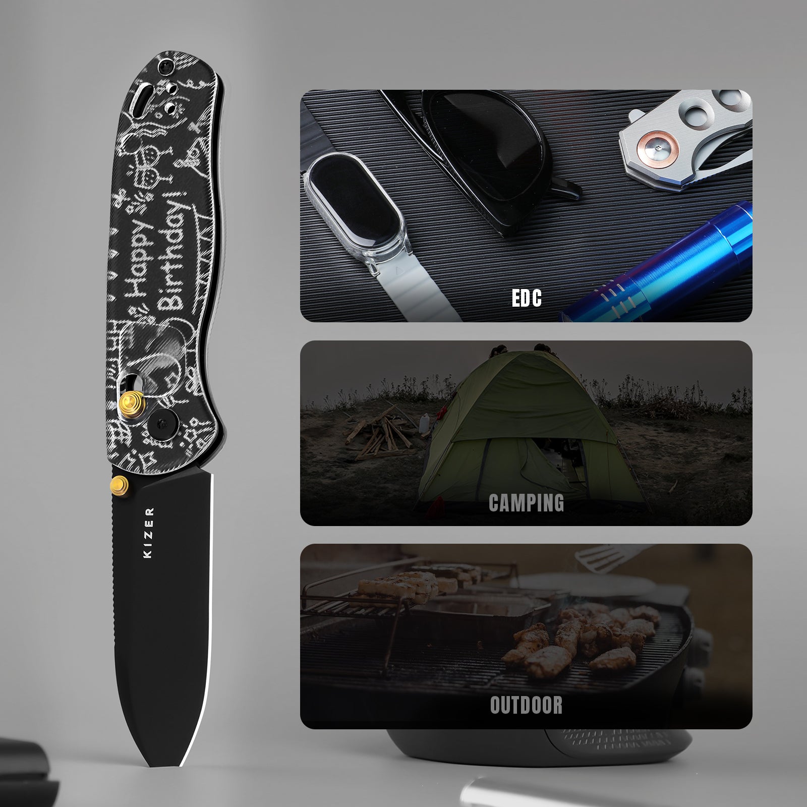 Drop Bear® | Kizer Clutch Lock™ | Nitro-V | Acrylic | KizerV™ 3619A13