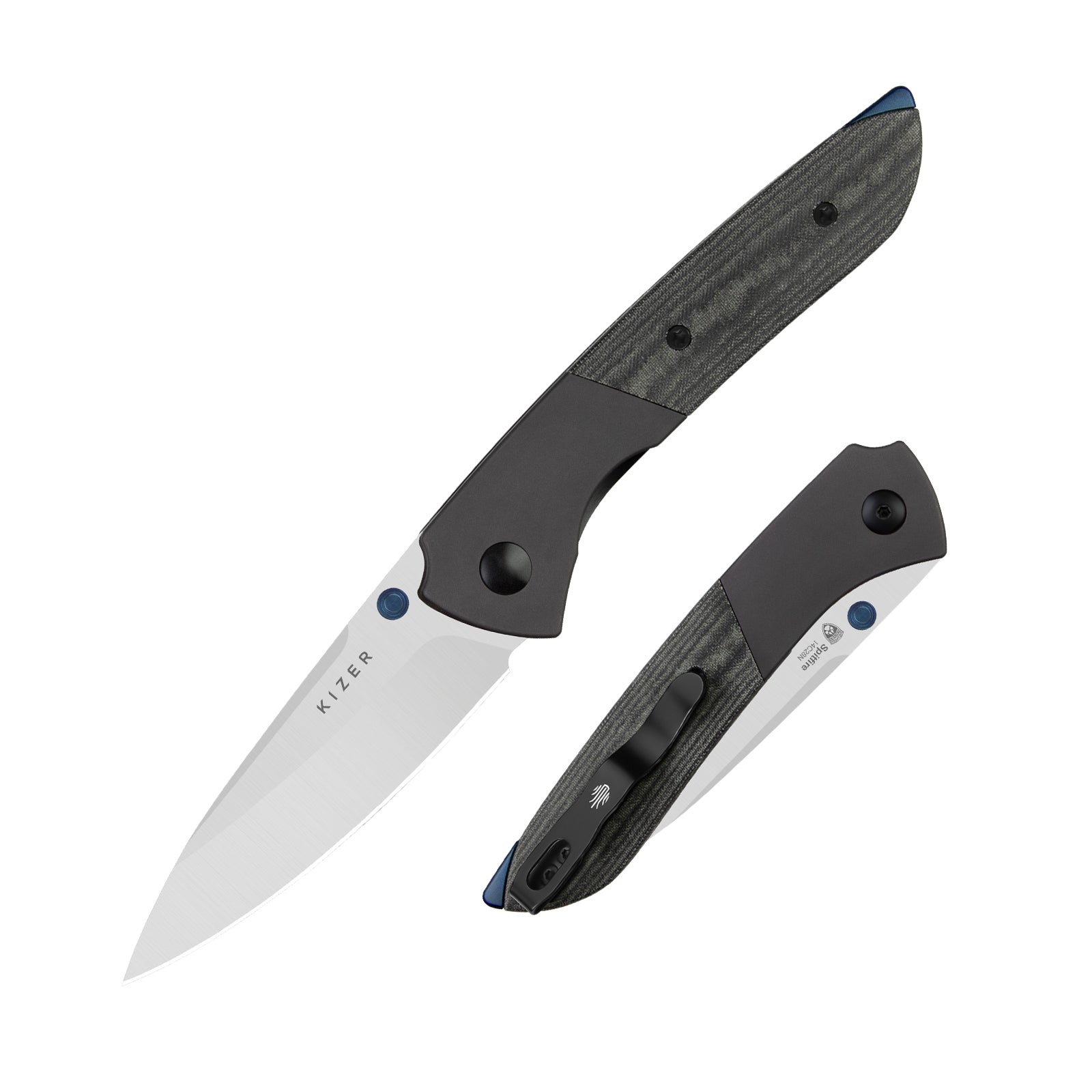 Spitfire | 14C28N | Aluminum + Micarta | V3690A1