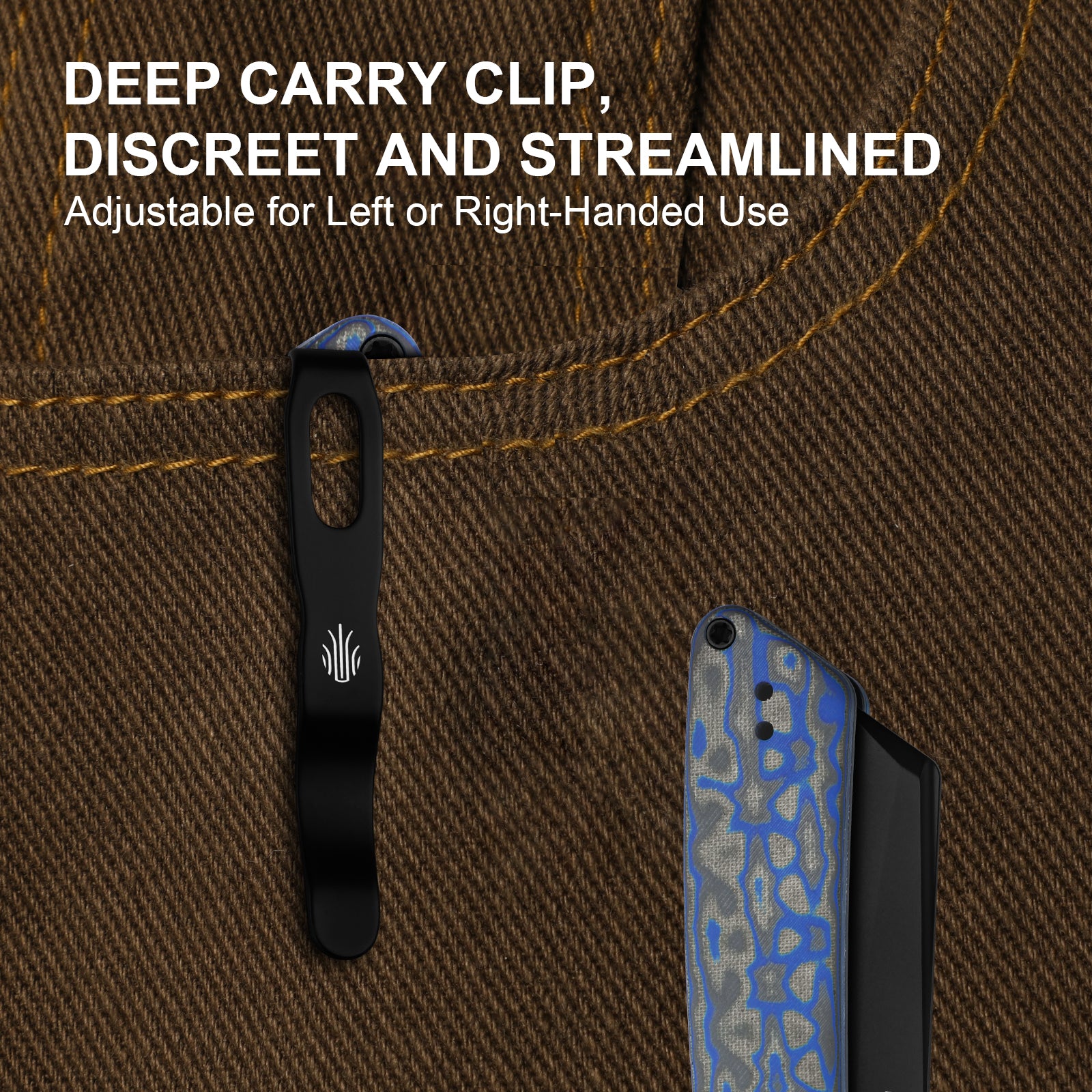 Madrac | Kizer Clutch Lock™ | Micarta With Vortex Pattern | Nitro-V | KizerV™ 3693A4