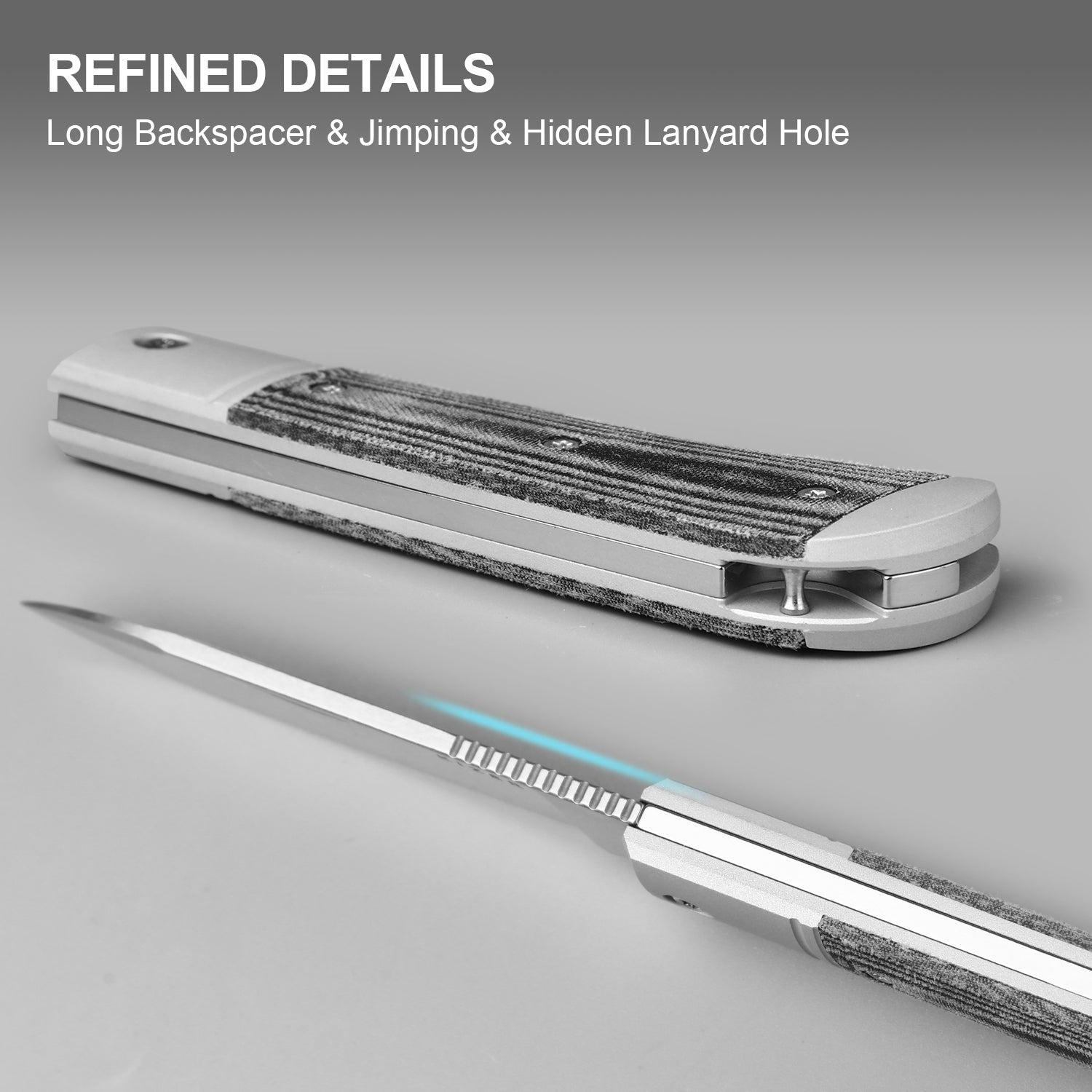 Trestle D | Aluminum & Norplex UltreX™ Micarta | Slip Joint | Nitro-V | KizerV™ 3760A1