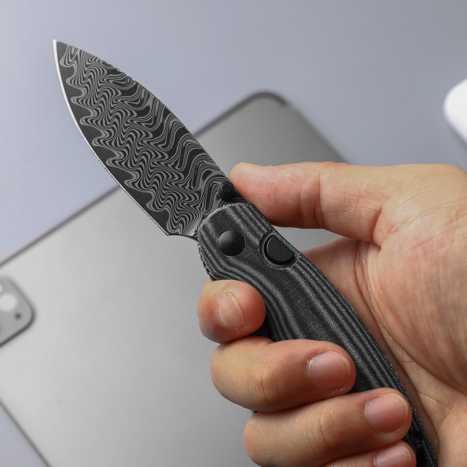 Phoca BD | Kizer Button Liner Lock™ | 14C28N | Aluminum | KizerV™ 3781BDA2