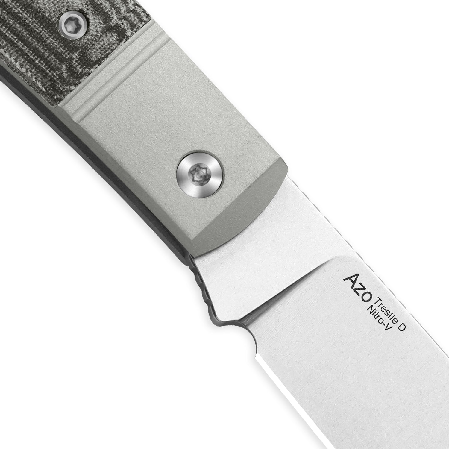 Trestle D | Aluminum & Norplex UltreX™ Micarta | Slip Joint | Nitro-V | KizerV™ 3760A1