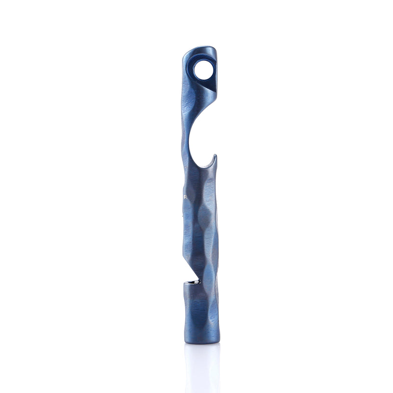 Kizer Siren 1 EDC Whistle Bottle Opener Keychain Blue Titanium T106A2