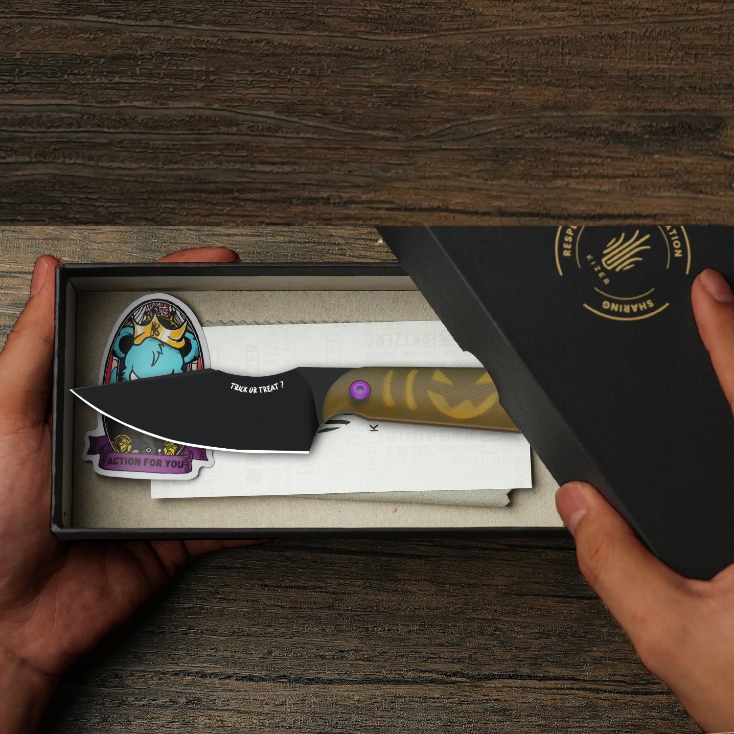 Halloween | Mini Harpoon | 3V Steel | PEI | KizerV™ 1040SHW1 | Limited