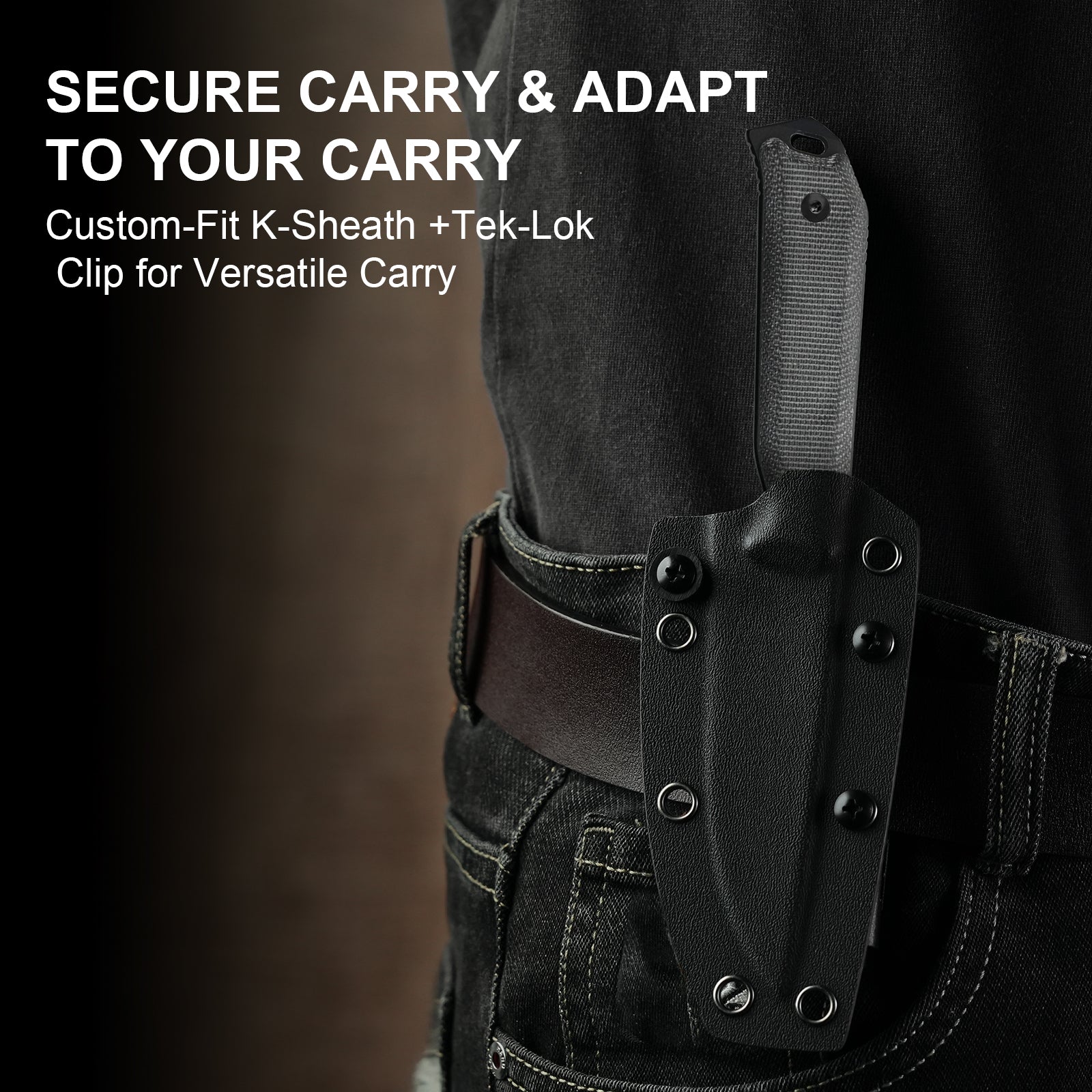 Begleiter® Fix | 3V+Hollow Grind | Micarta | Hollow Grind | KizerV™ 1045MS1