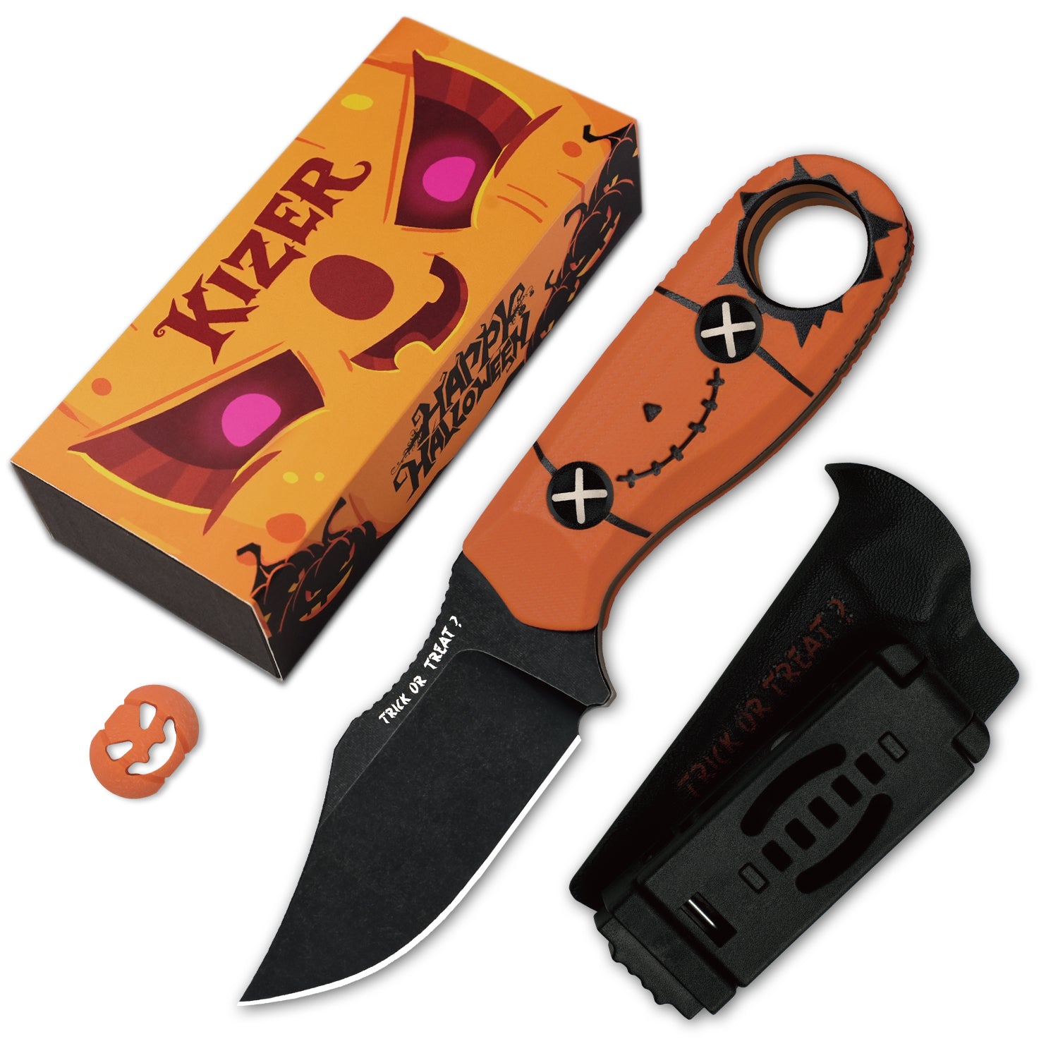 Halloween 2.75 Inch Beaver 2 AEB-L G10 1078HW1 Limited-Kizer