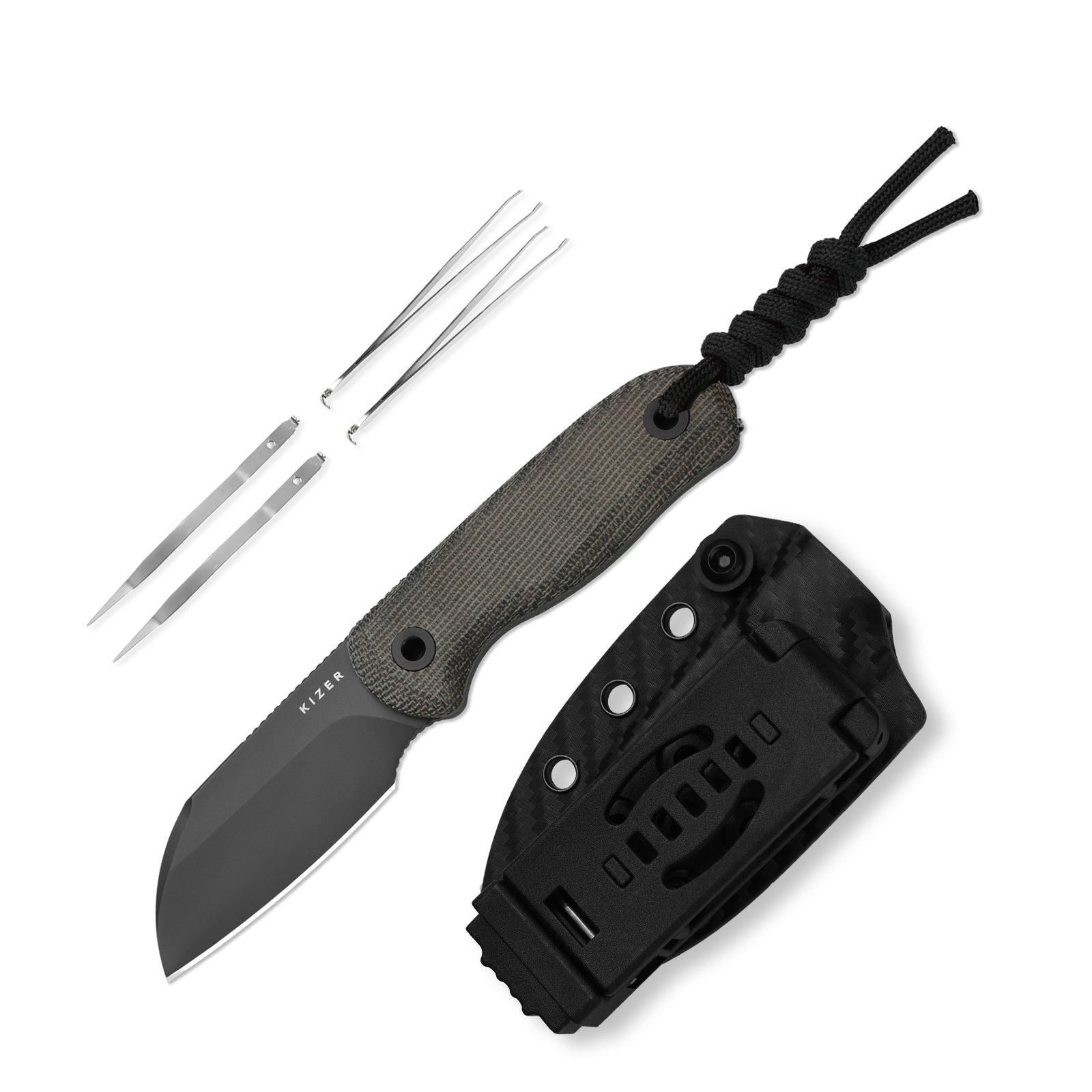 Drop Bear Fix 2.6 inch S45VN Norplex UltreX Micarta 1093A3-Kizer