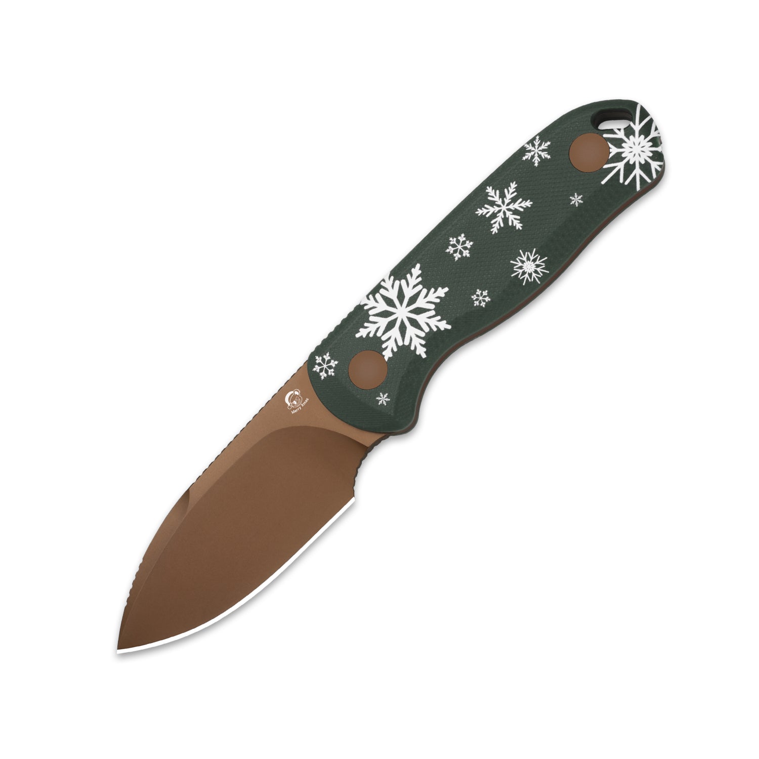 Christmas Drop Bear Fix 2.6 inch D2 G10 1094MC1 Limited-Kizer