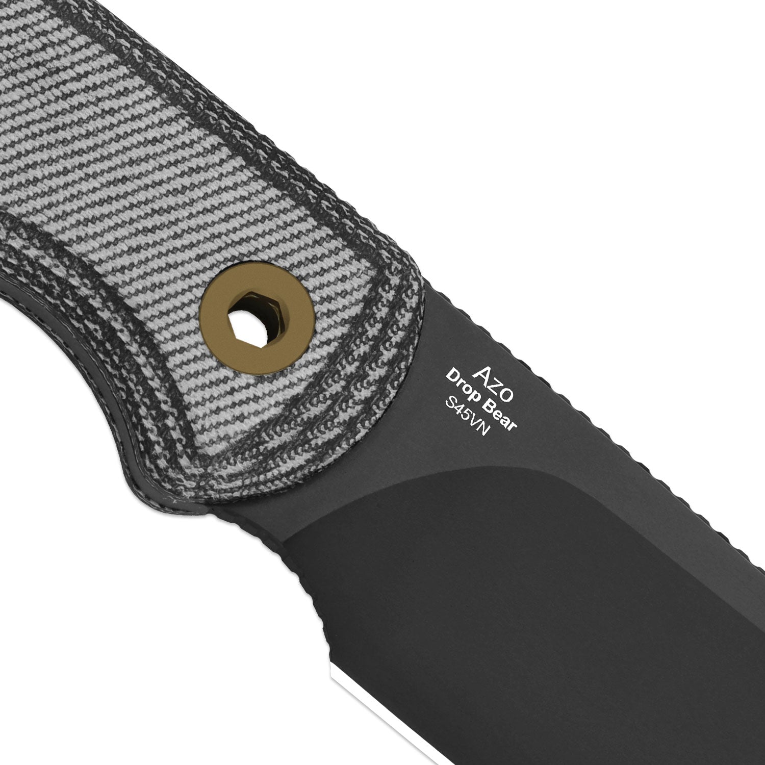 Drop Bear Fix 2.6 inch S45VN Micarta 1094A4-Kizer
