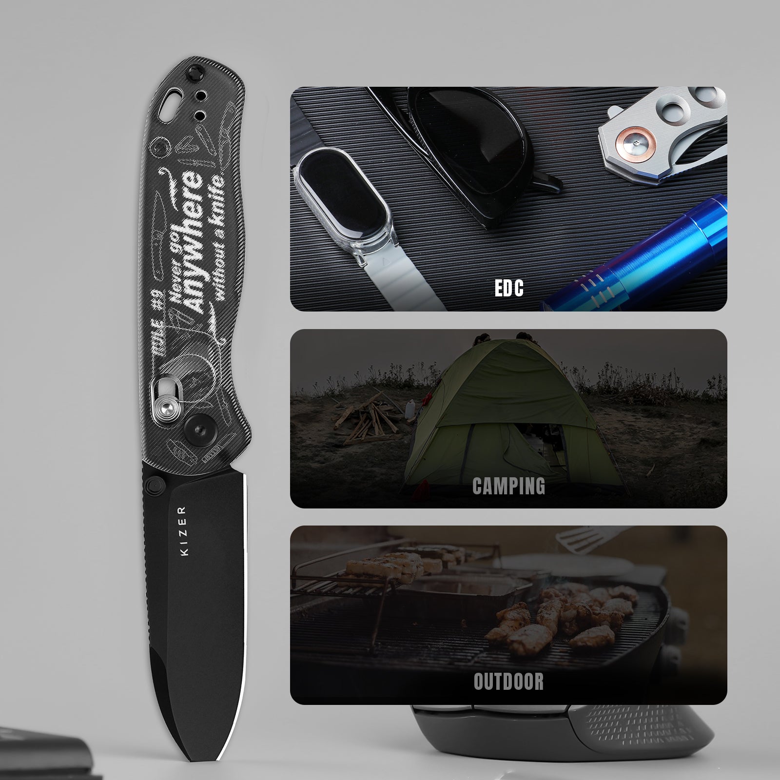 Drop Bear® | Kizer Clutch Lock™ | Nitro-V | Acrylic | KizerV™ 3619A14