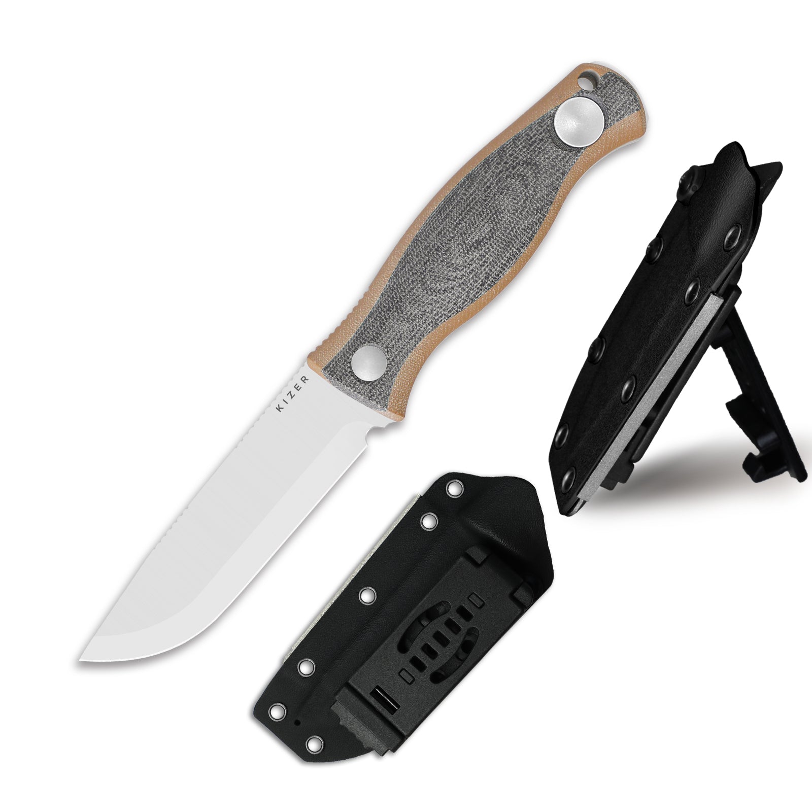 Polaris 4.23 inch AEB-L Micarta & G10 1100A1-Kizer