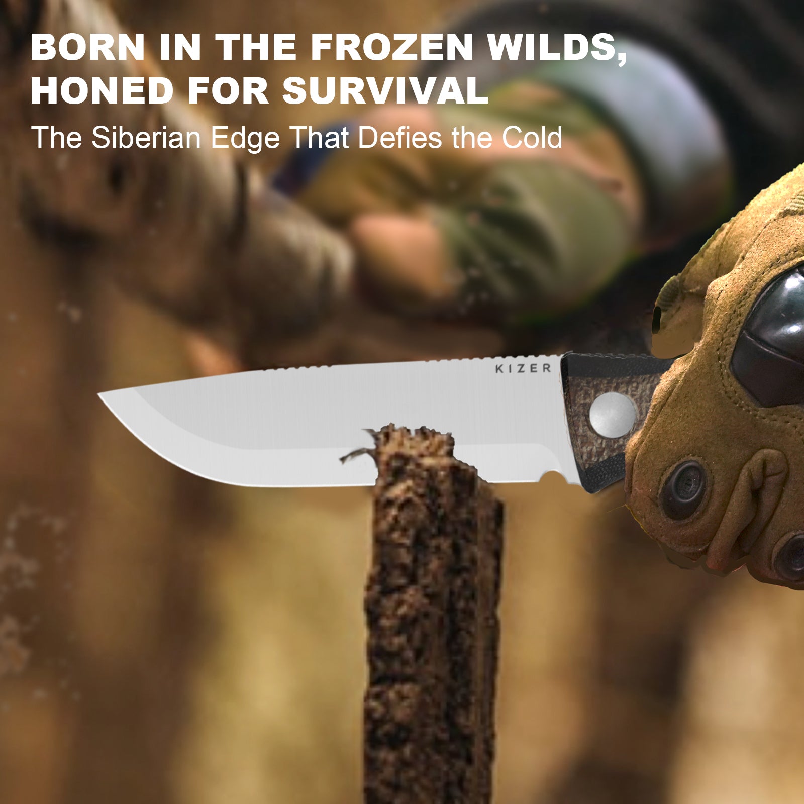 Polaris 4.23 inch AEB-L Burlap Micarta & G10 1100A3-Kizer