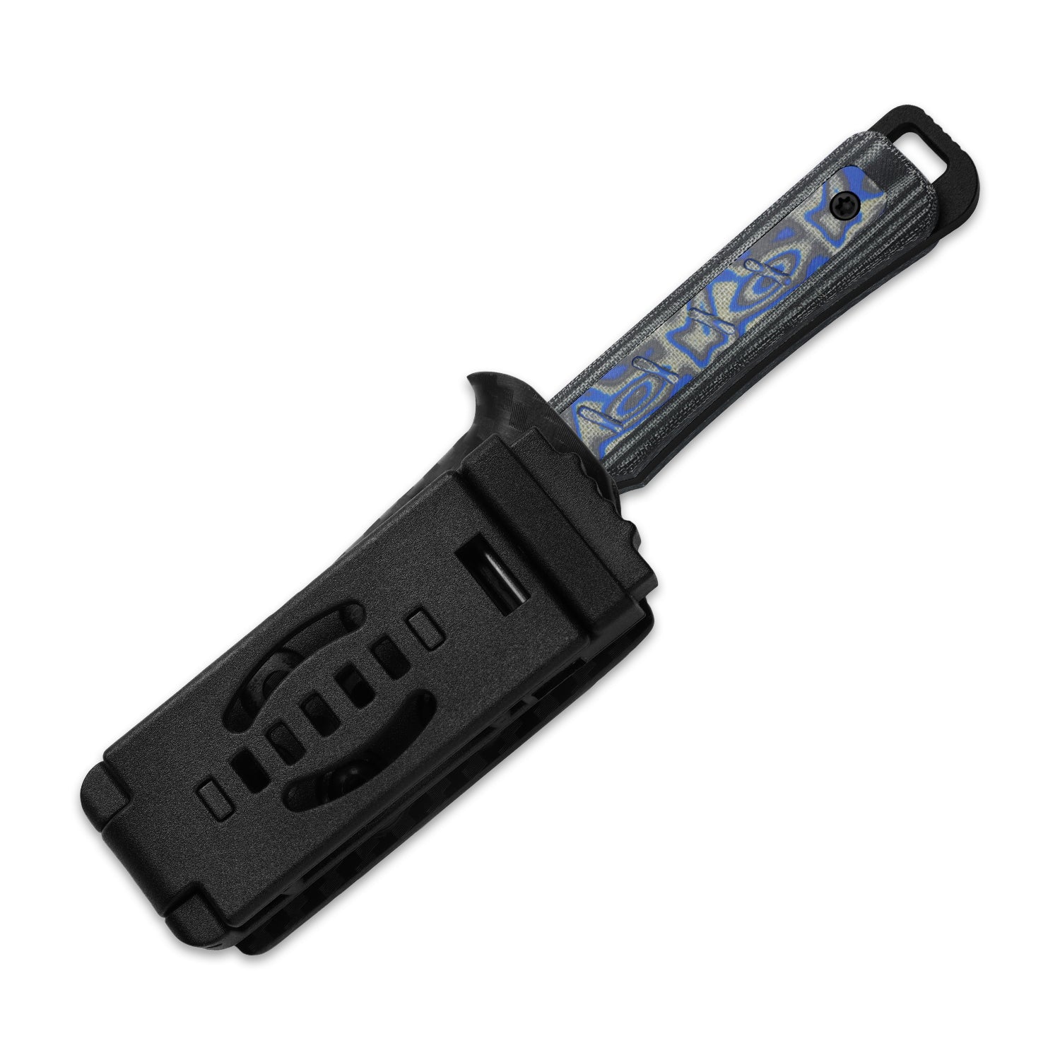 Whiskey Jack | 10V | Micarta With Vortex Pattern | Skeletonized Tang | KizerV™ 1108A1