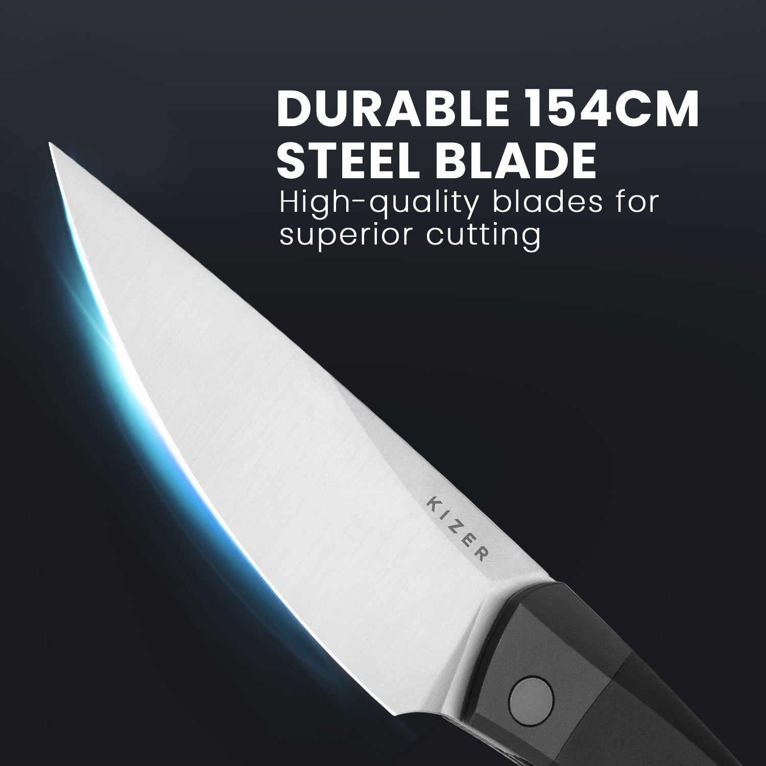 Momo 4.17 inch 154CM Blade Aluminium Handle V4663C1-kizer – Kizer