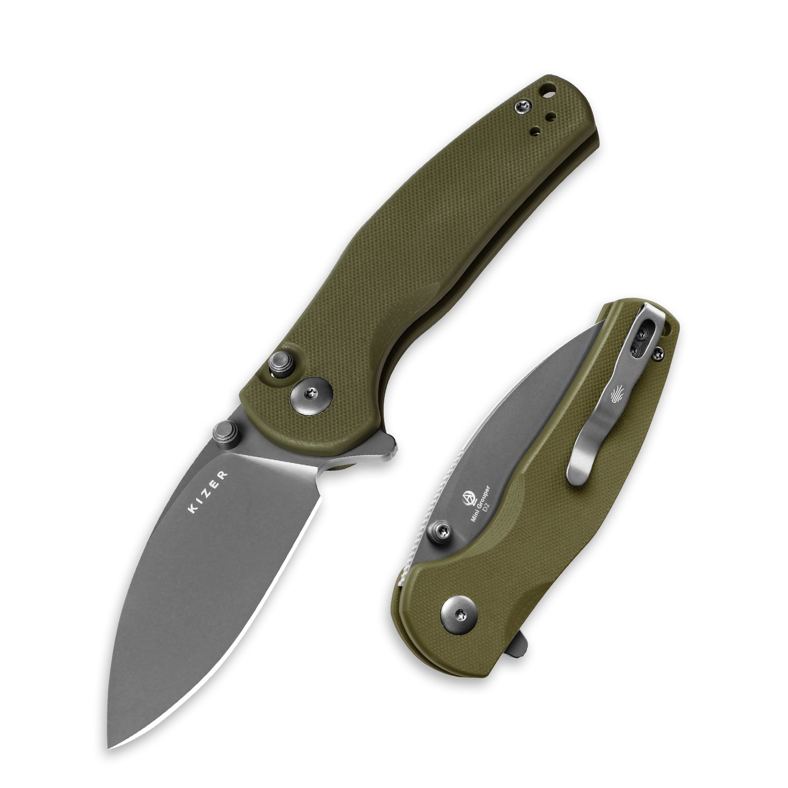 Mini Grouper | D2 | Olive Green G10 | V3669A3