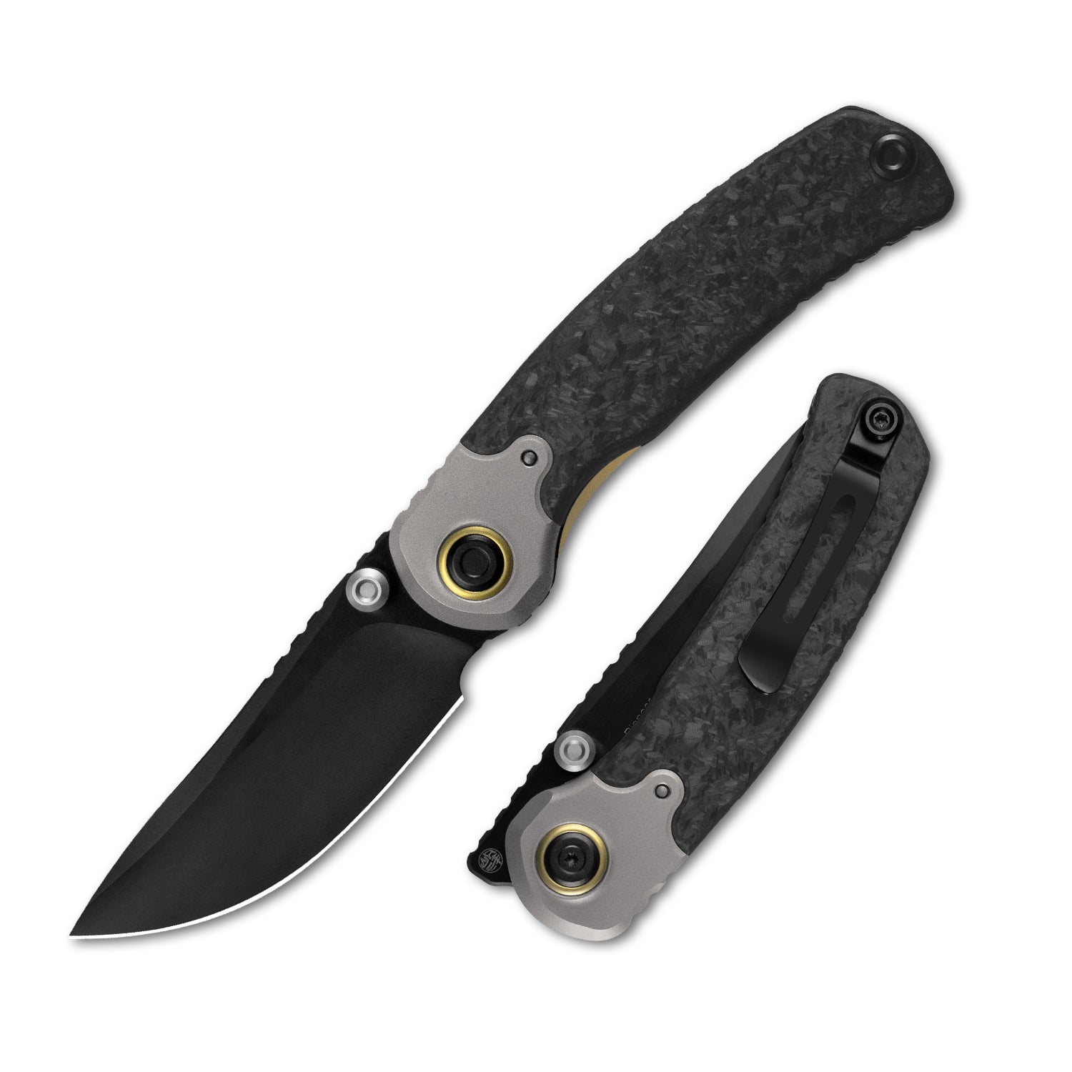 kiii PIONEER 3.2 inch 20CV Titanium & Marble Carbon Fiber ZX
