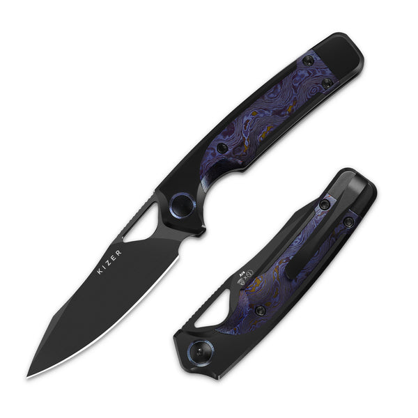 Ara | CPM CruWear | Titanium & Timascus | Ki3729A4