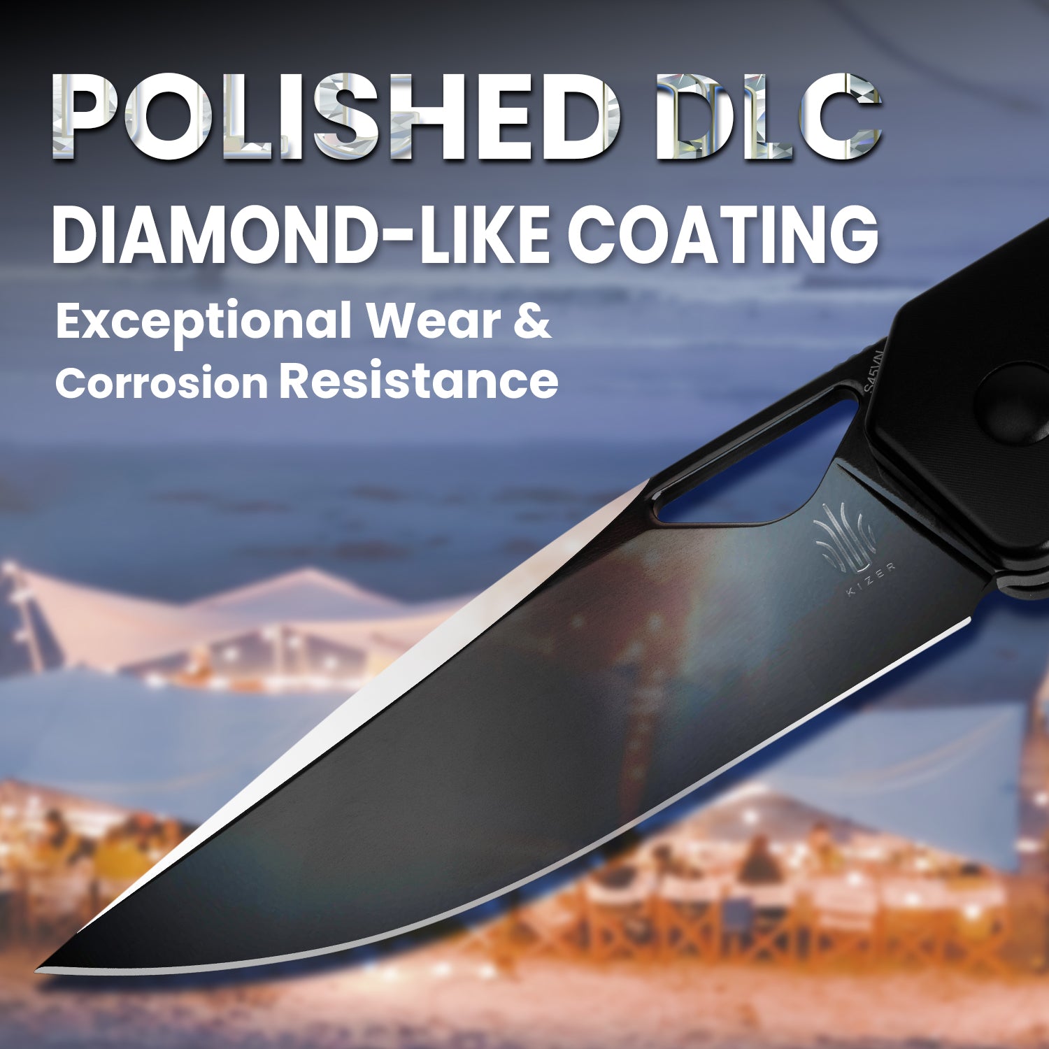 Militaw® | S45VN | Titanium+Fatcarbon | KizerB™ 3634A2