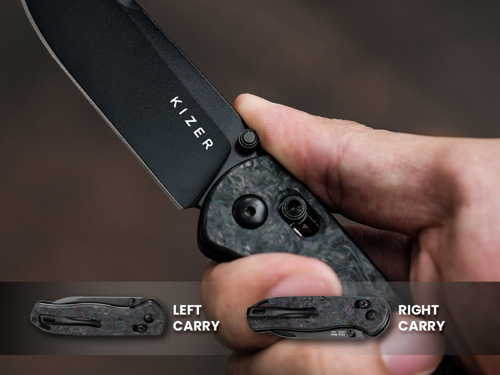 Drop Bear® | Kizer Clutch Lock™ | S35VN | Fatcarbon | KizerB™ 3619A4