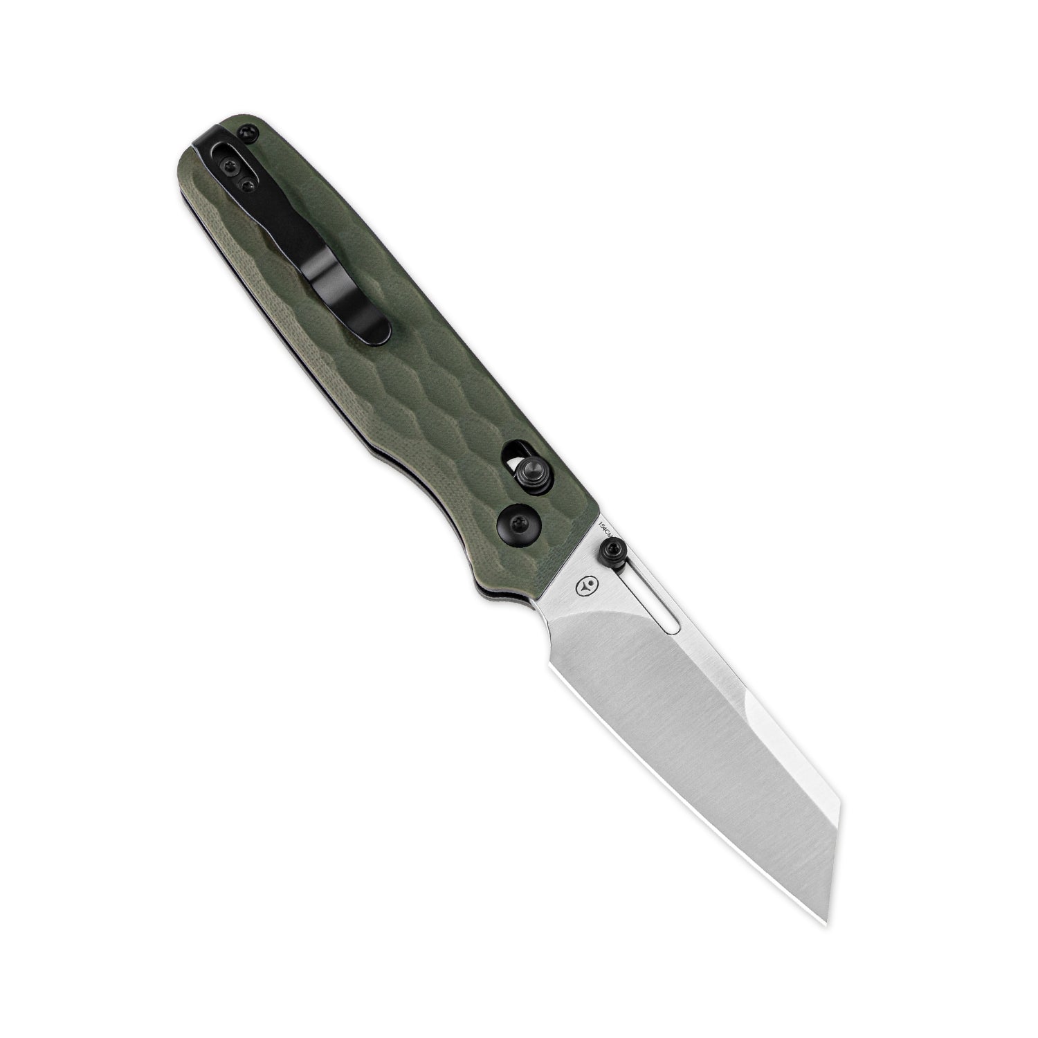 Task 3.04 inch 154CM Blade Clutch Lock Green G10 Handle V3641C3-Kizer