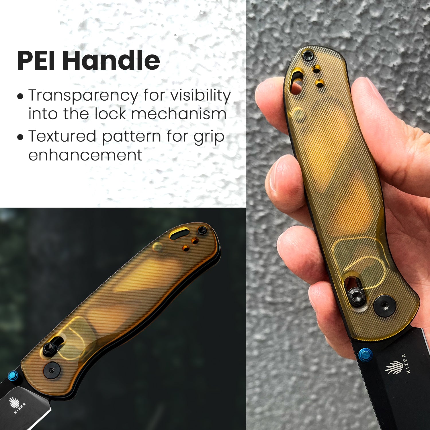 Drop Bear® | Kizer Clutch Lock™ | Nitro-V | PEI Handle | KizerV™ 3619A2