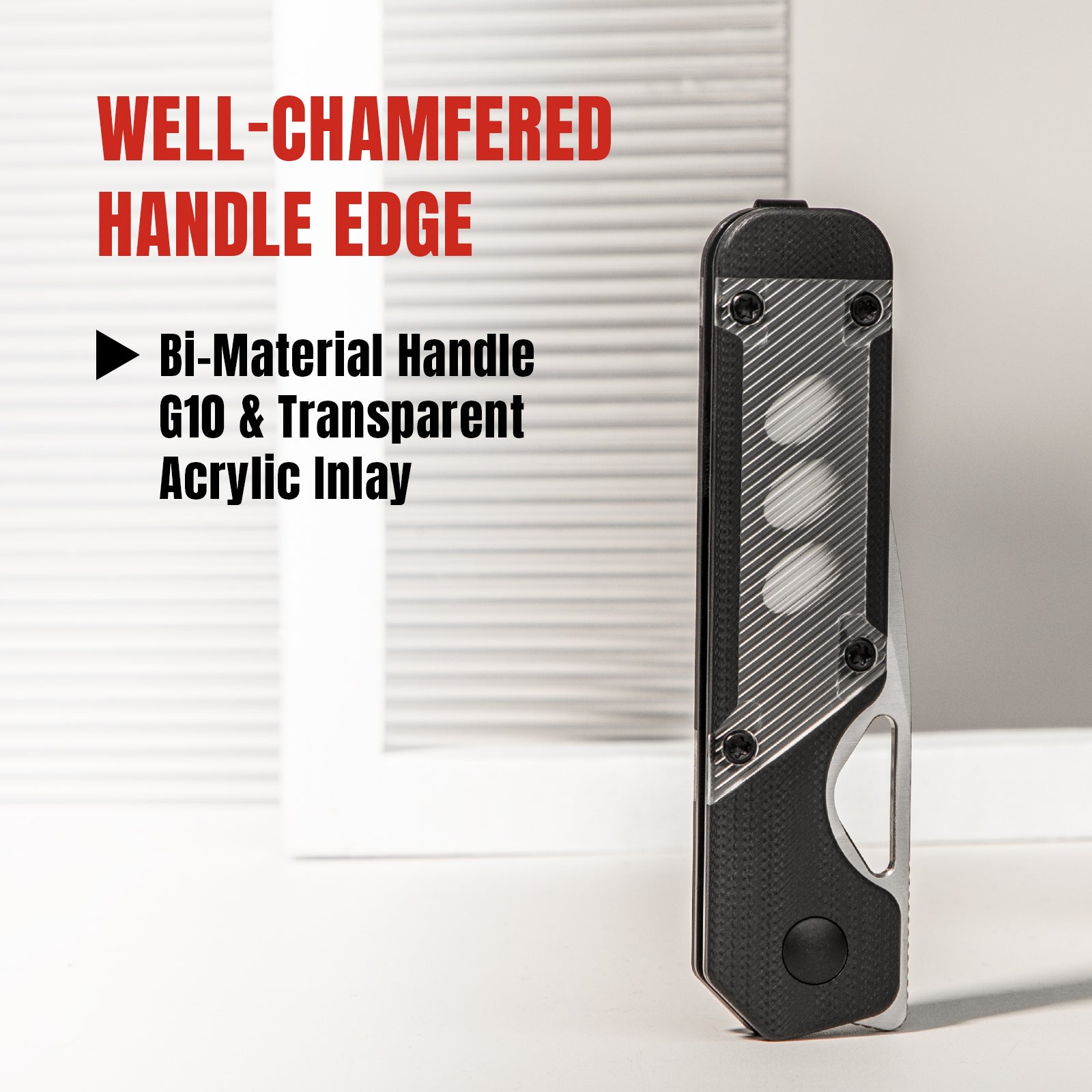 Mini Militaw® | Nitro-V | G10+Acrylic | KizerV™ 3634SA3