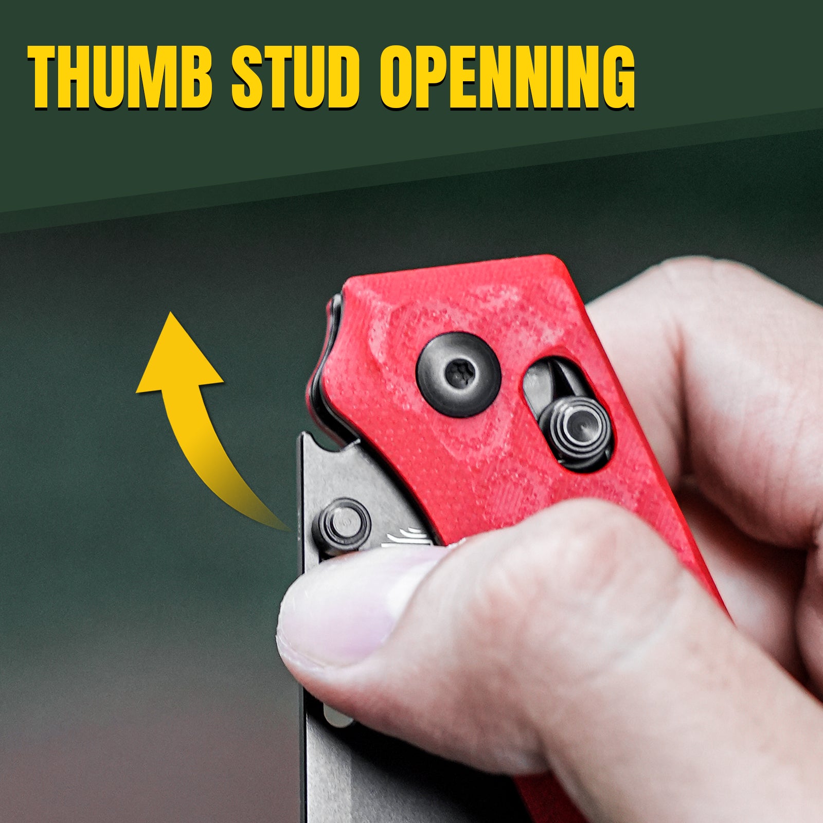 Task 3.04 inch NitroV Blade Clutch Lock Red G10 Handle V3641A2-Kizer