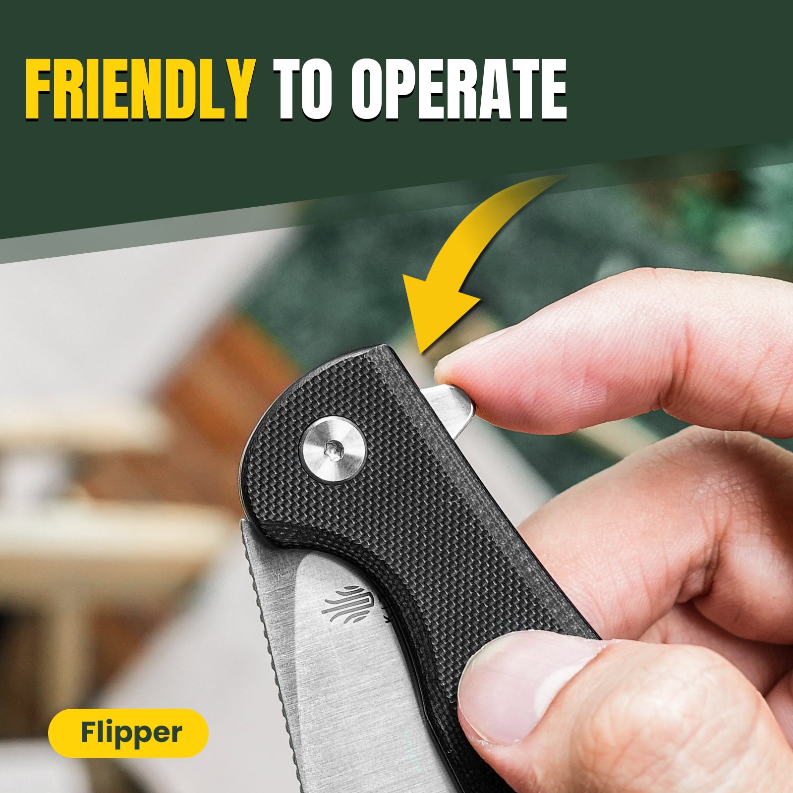 Infinity 3.09 Inches NitroV Blade G10 Handle V3579M1-Kizer