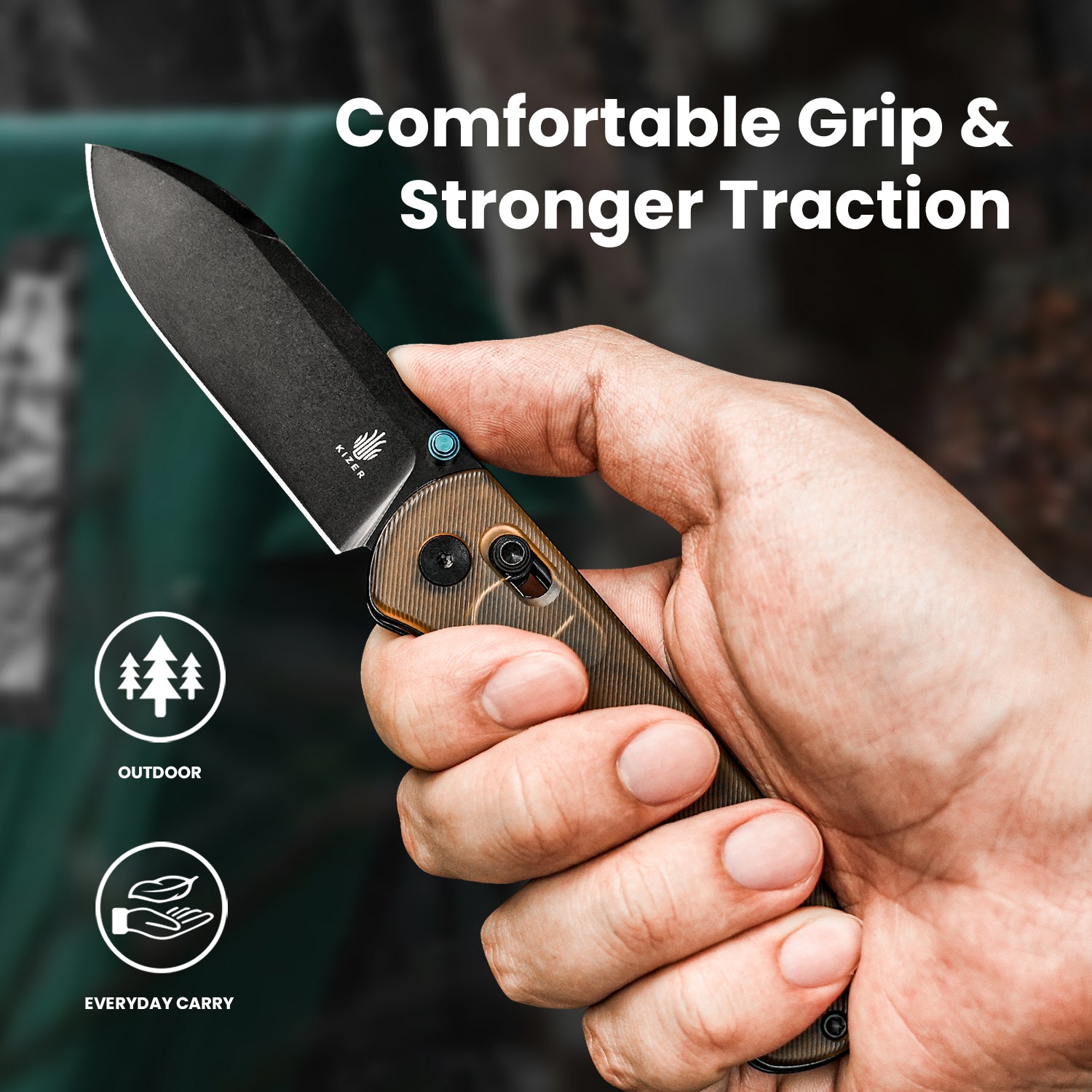 Drop Bear® | Kizer Clutch Lock™ | Nitro-V | PEI Handle | KizerV™ 3619A2