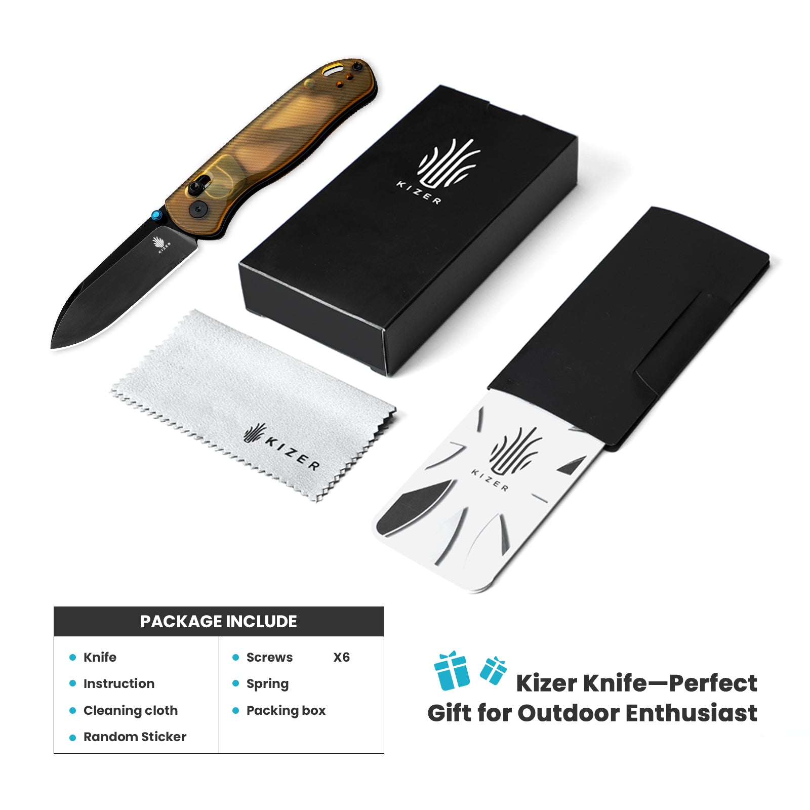 Drop Bear® | Kizer Clutch Lock™ | Nitro-V | PEI Handle | KizerV™ 3619A2