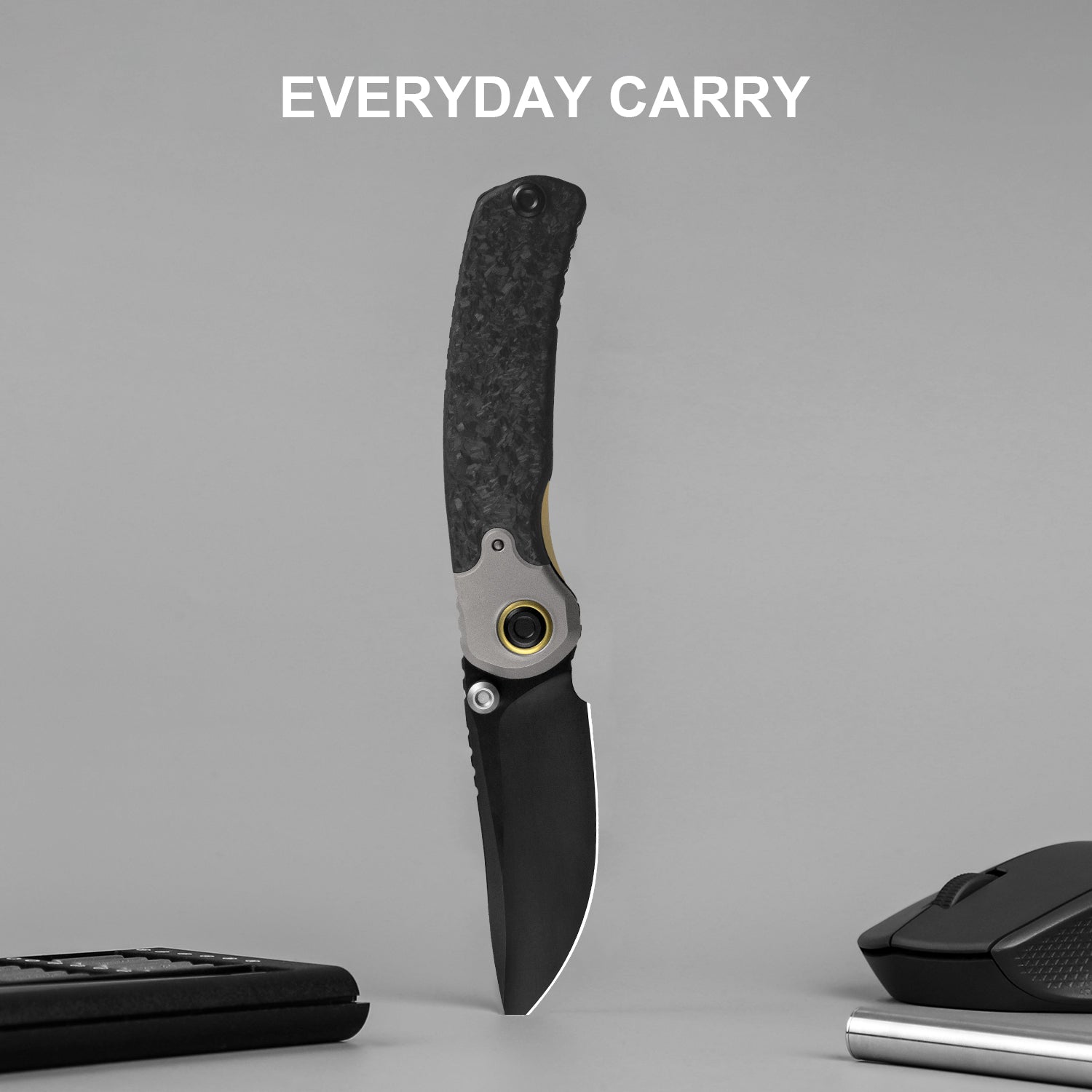 PIONEER 3.2 inch 20CV Titanium & Marble Carbon Fiber ZX-FK03A4-Kizer