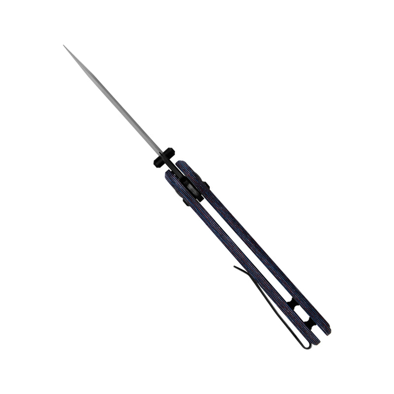 Kizer C01C S35VN Blade Clutch Lock Fatcarbon Handle Ki4488AC1 (3.15" Black)