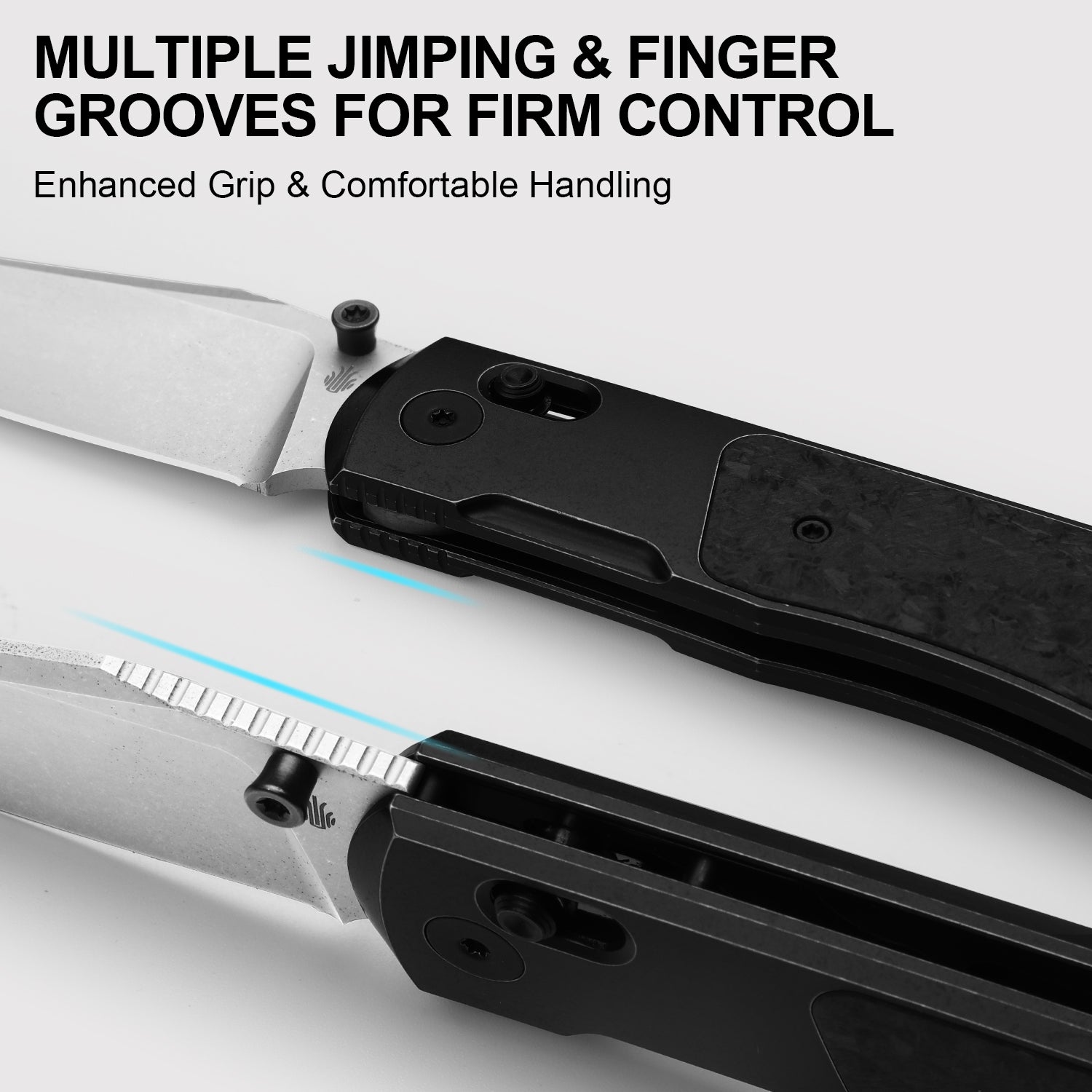 Tycho 3.2 inch M390 Titanium & Carbon Fiber Ki4761A4-Kizer