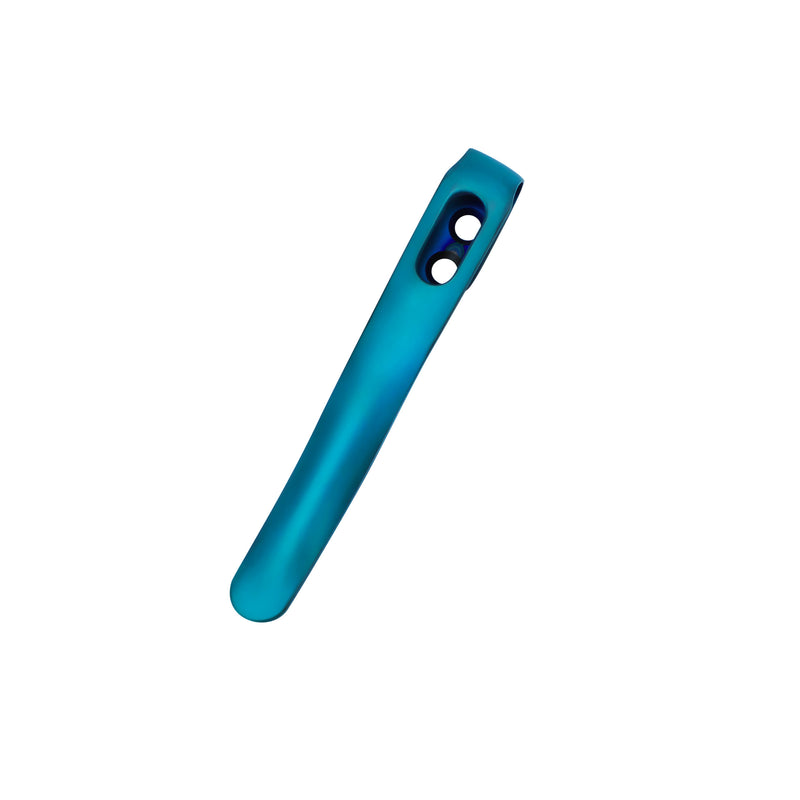 Kizer Titanium Pocket Clip with Screws For Folding Knives KS401 (Blue)