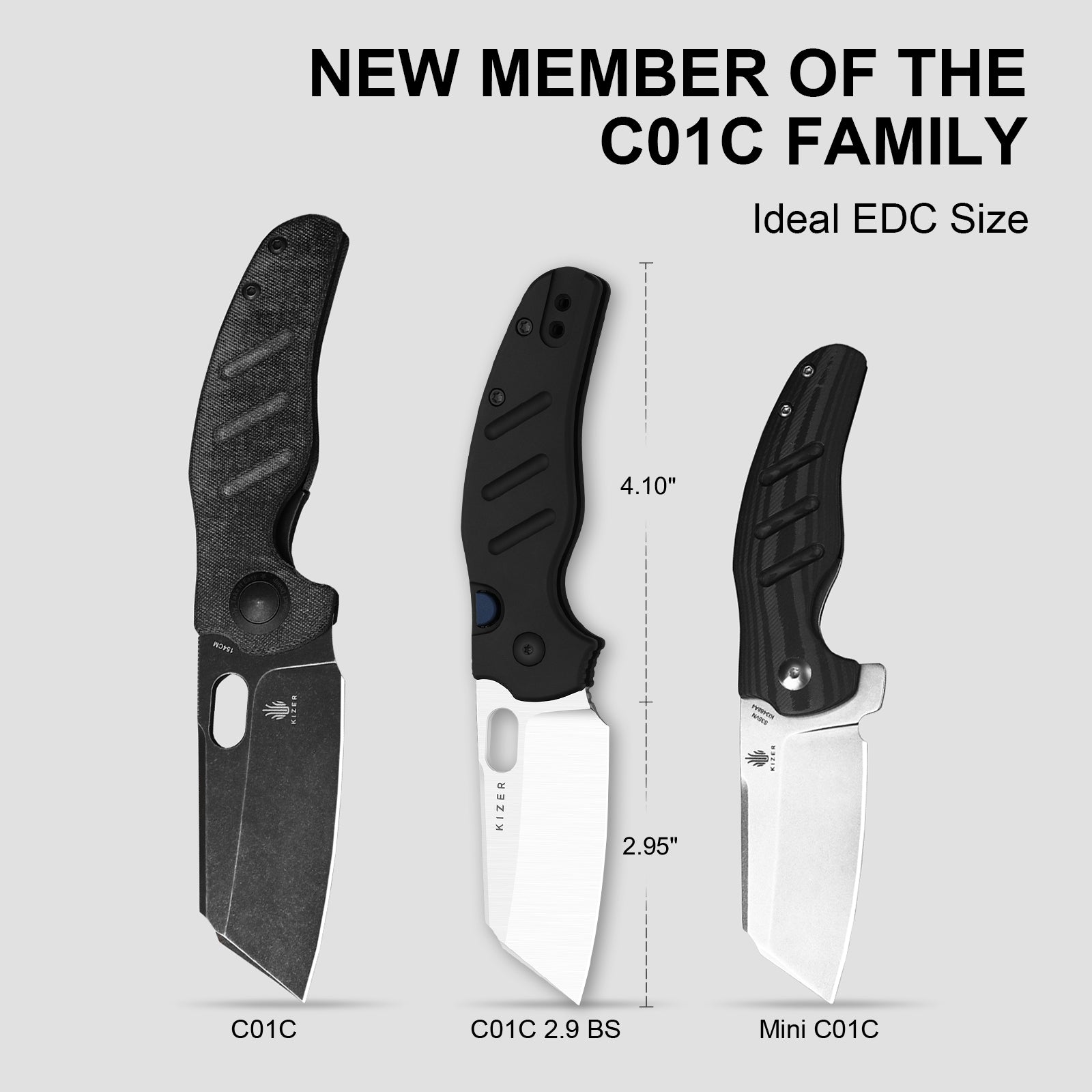 C01C 2.9 BS 2.95 inch ELMAX Aluminum Ki3488.29BSA1-Kizer