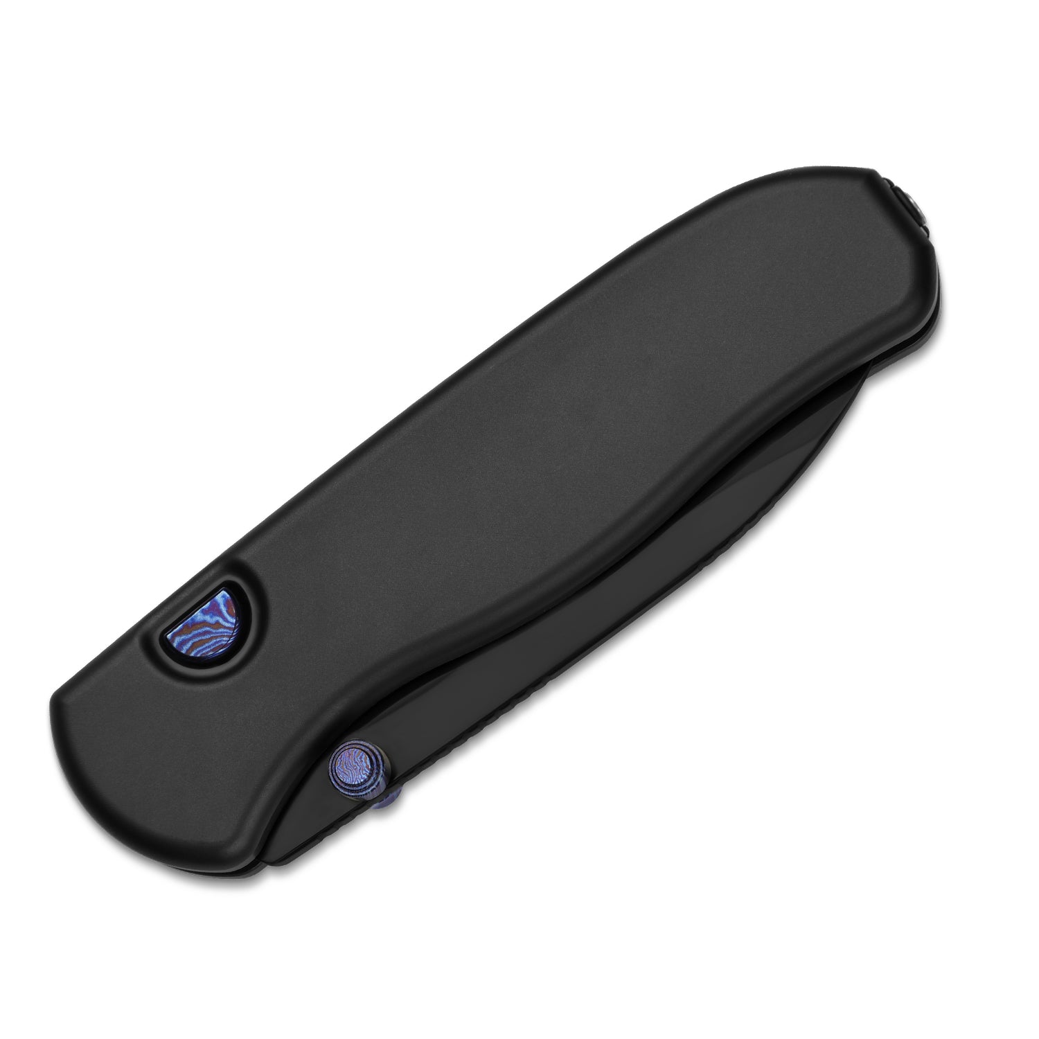 Drop Bear® Zero | Kizer Button Liner Lock™ + Titanium Damascus | M390 + Polished DLC Ultra + Hollow Grind | DLC Titanium | KizerB™ 3619BDA6