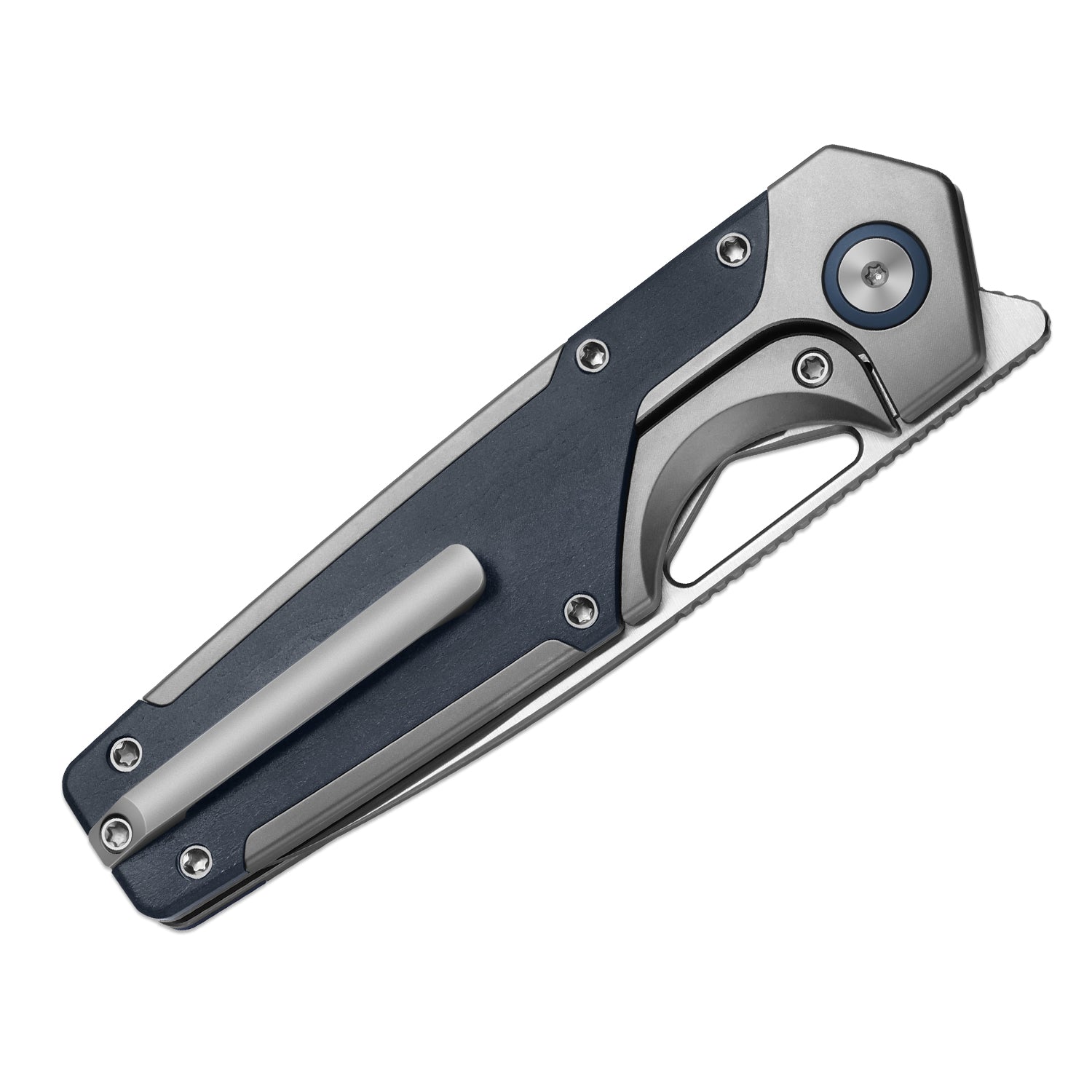 Serpentine | Jonathan Styles | M390 | Thumb Hole & Front Flipper | Frame Lock | KizerB™ 3759FDA3