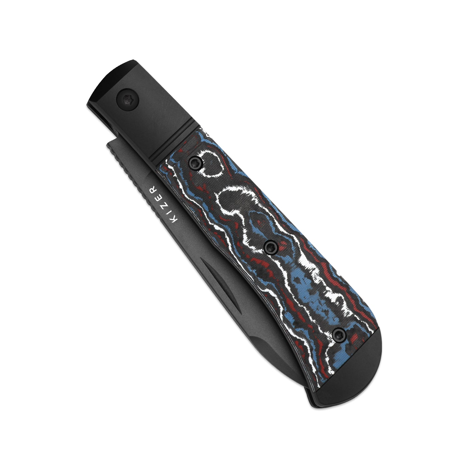 Trestle D | Ultra DLC | S90V | Aluminum & Fat Carbon | Slip Joint | KizerB™ 3760A1