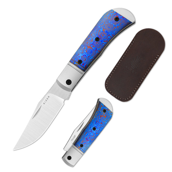 Trestle | S45VN | Titanium & Timascus | Ki3761A5 | Limited