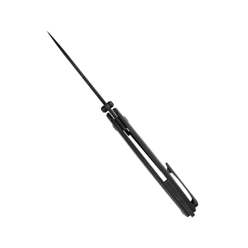 Kizer Doberman S35VN Blade Liner Lock Titanium Handle Ki4639A1 (3.66" Black Stonewashed)
